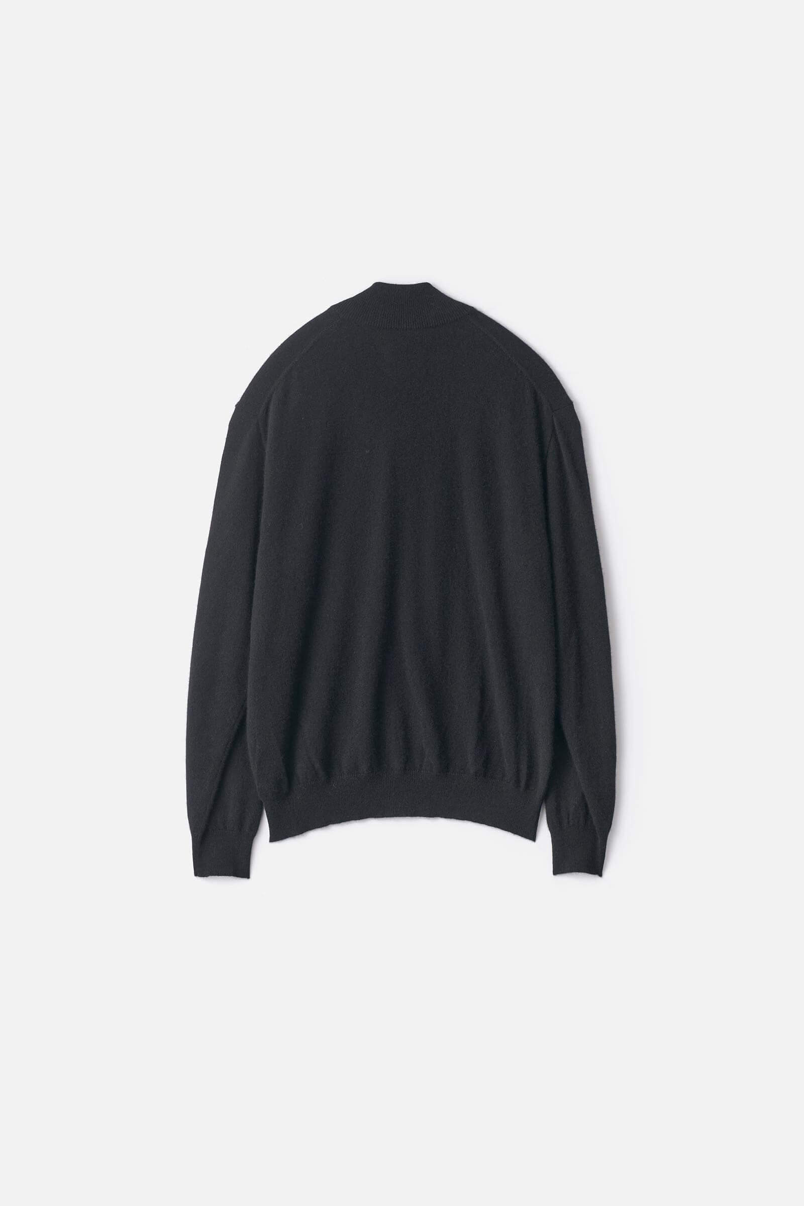 PURE CASHMERE KNIT HALF ZIP LS – ssstein