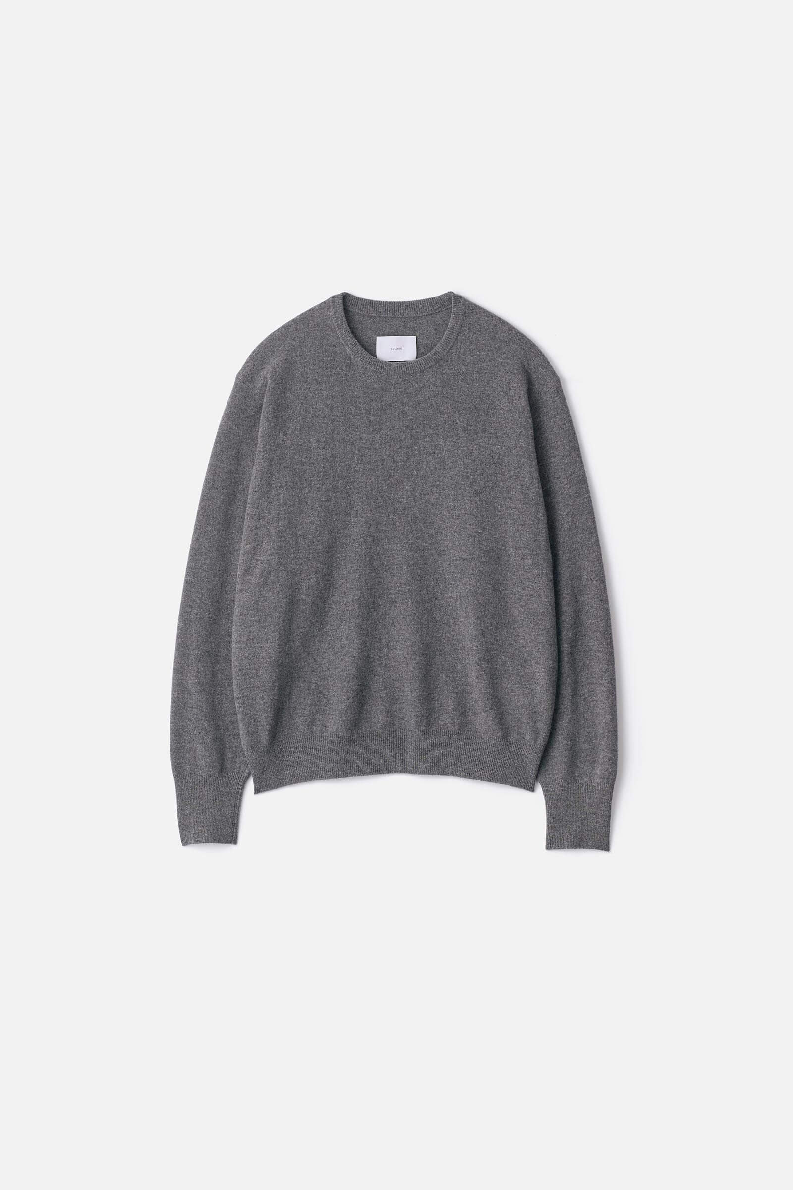 EXTRA FINE WOOL KNIT CREW NECK LS – ssstein
