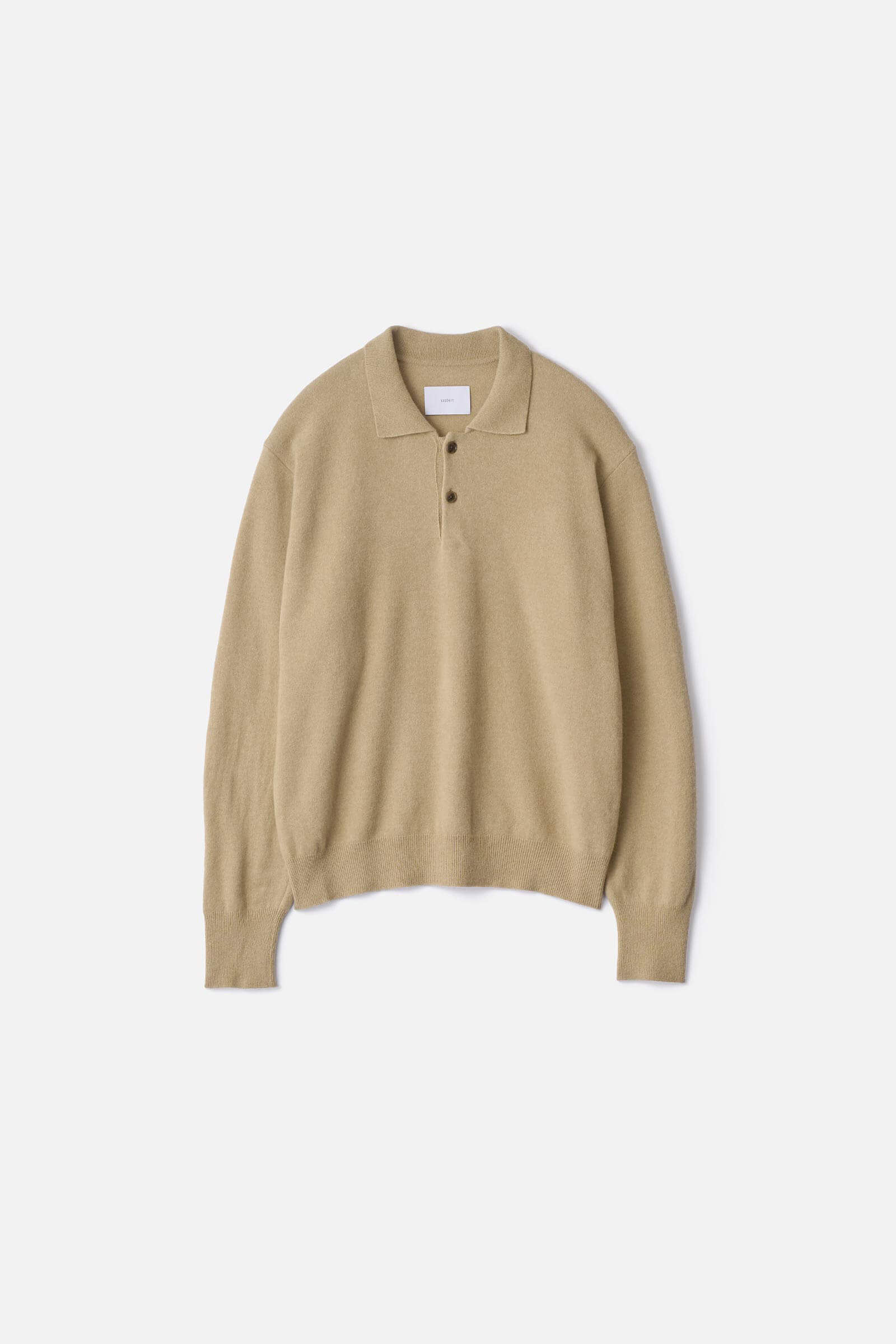 EXTRA FINE WOOL KNIT POLO LS – ssstein