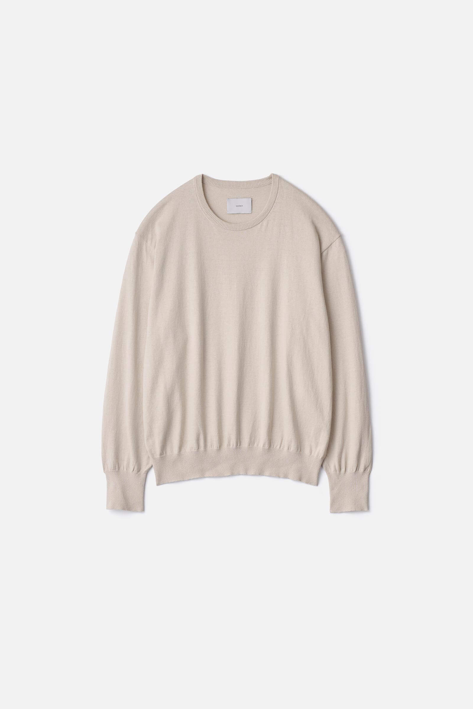 【半額以下！】ssstein / Pleated Knit Crew Neck KNIT – ssstein