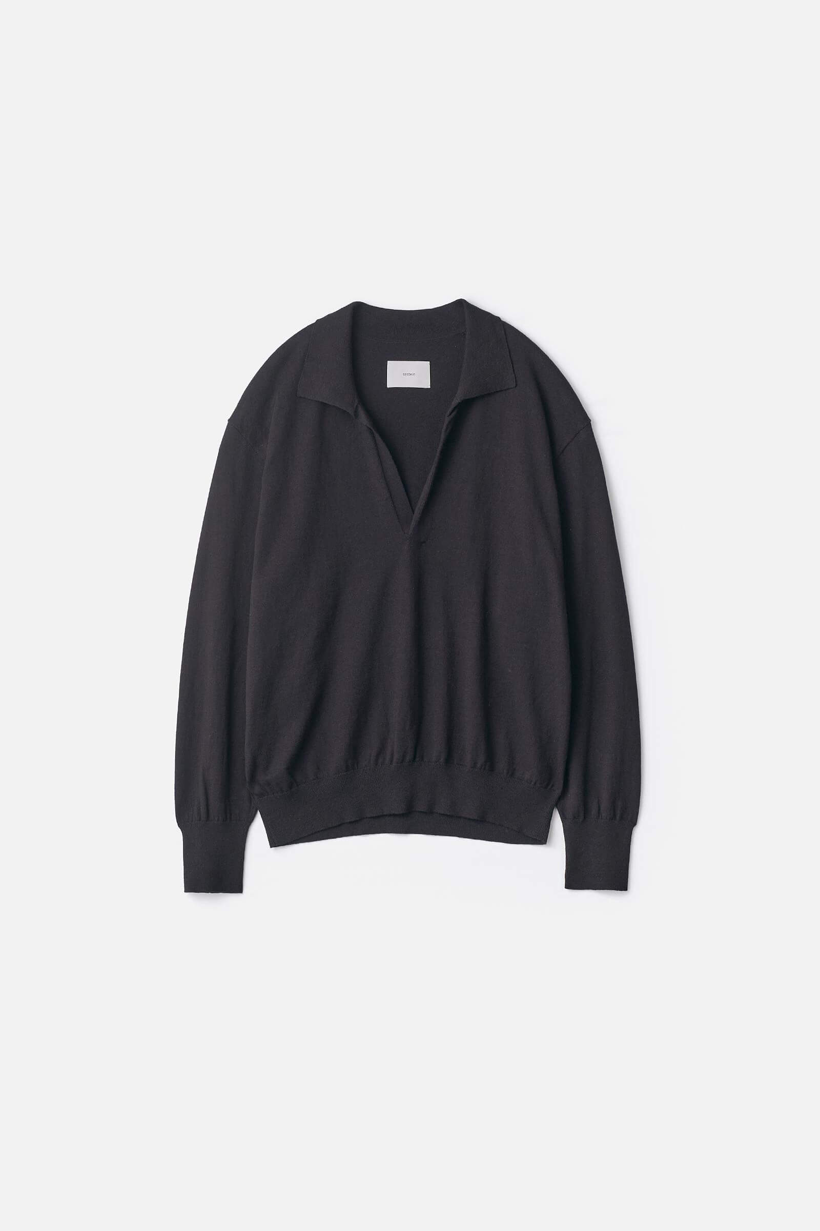 ORGANIC COTTON KNIT SKIPPER LS
