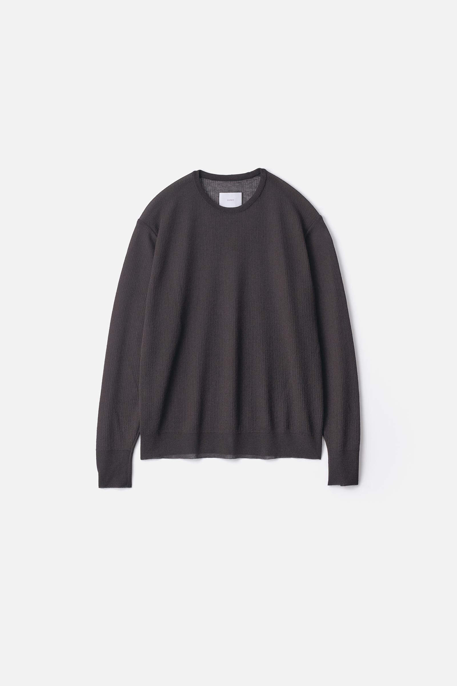 PE/RAMIE KNIT CREW NECK LS