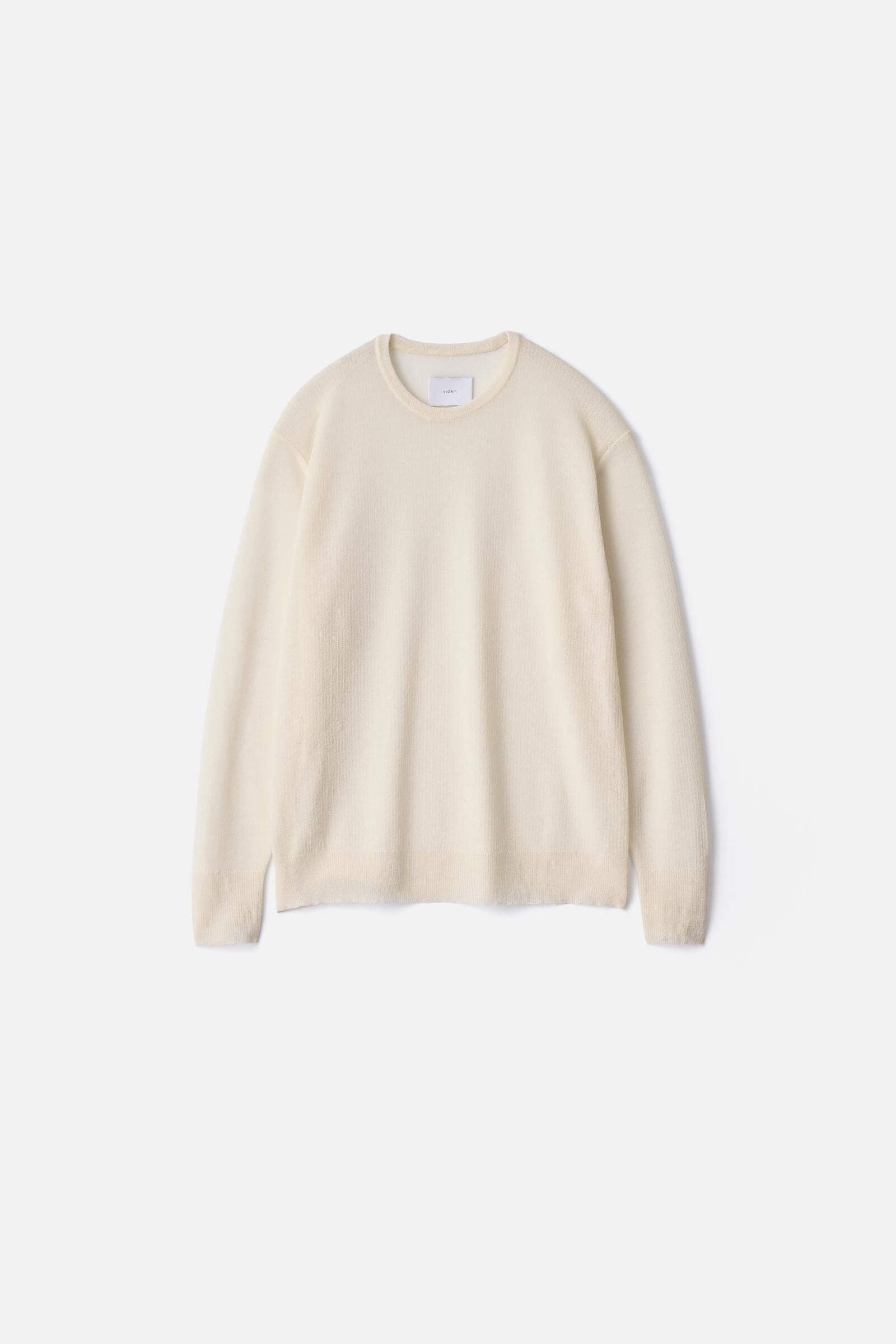PE/RAMIE KNIT CREW NECK LS