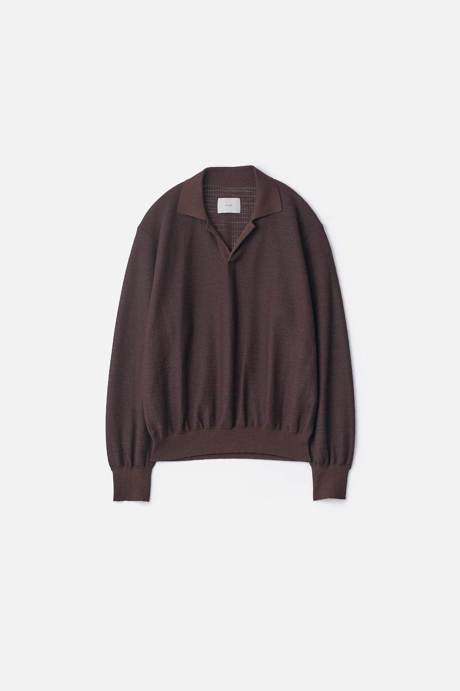 SLUB COTTON KNIT SKIPPER LS