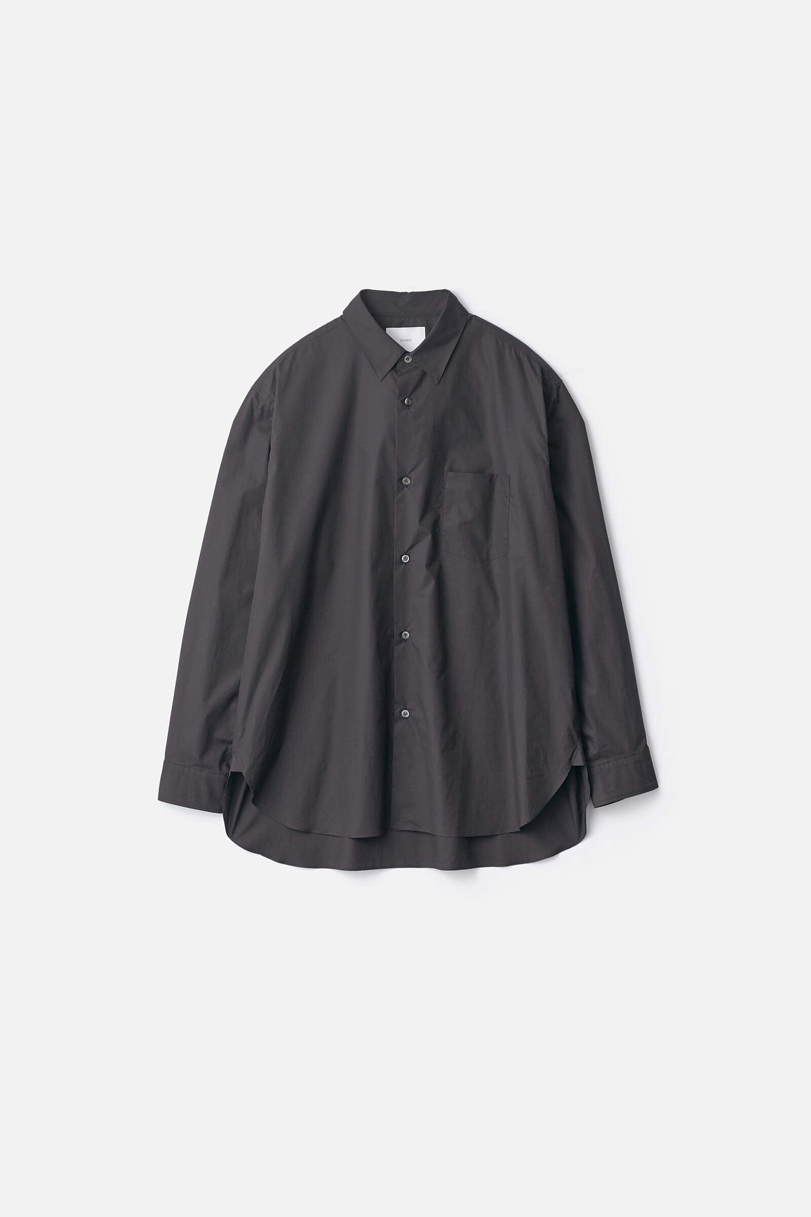トップス ssstein OVERSIZED BREAKABLE LONG SHIRT SUVIN COTTON OVERSIZED REGULAR COLLAR SHIRT – ssstein