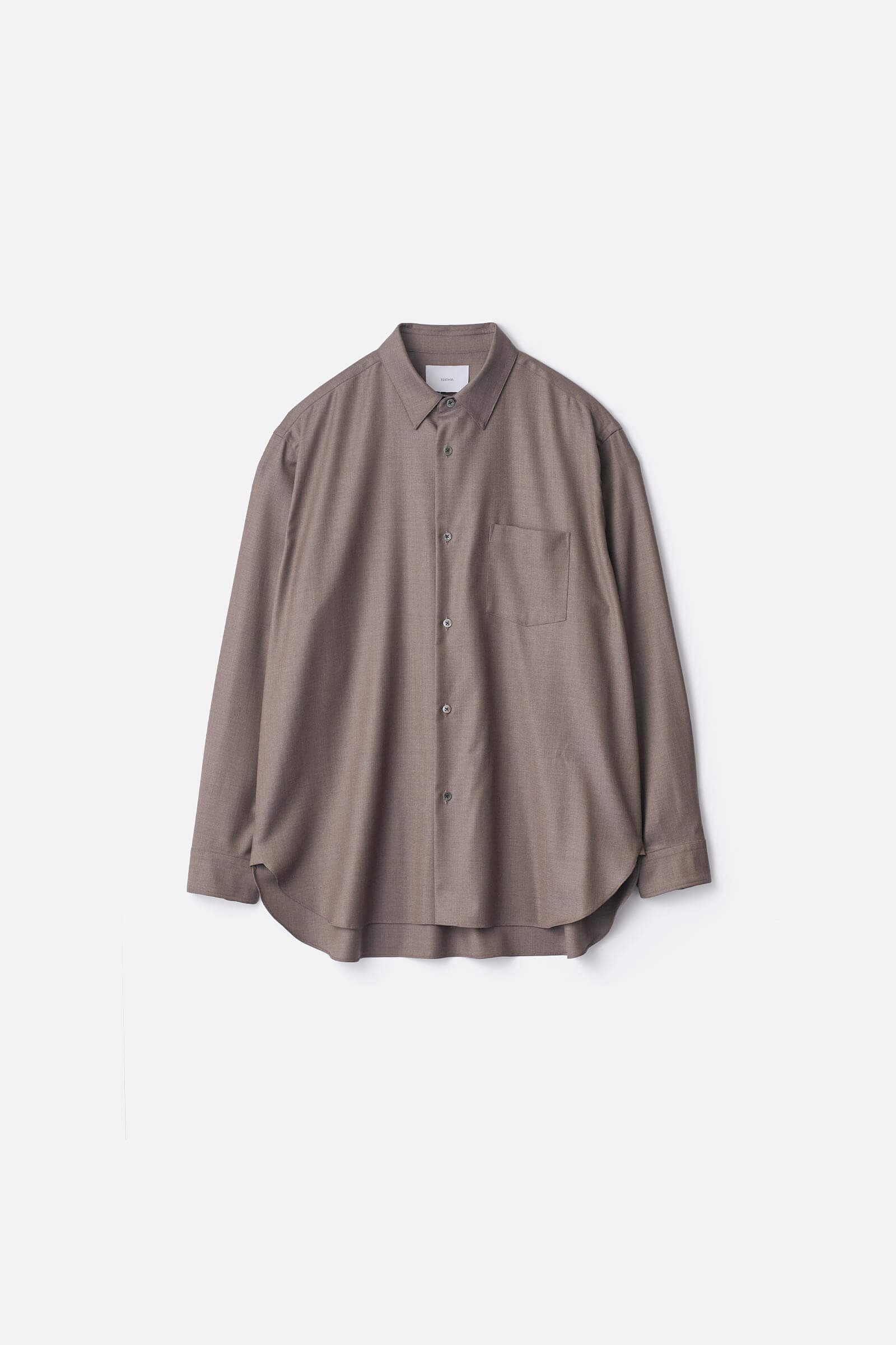 EXTRA FINE WOOL REGULAR COLLAR SHIRT