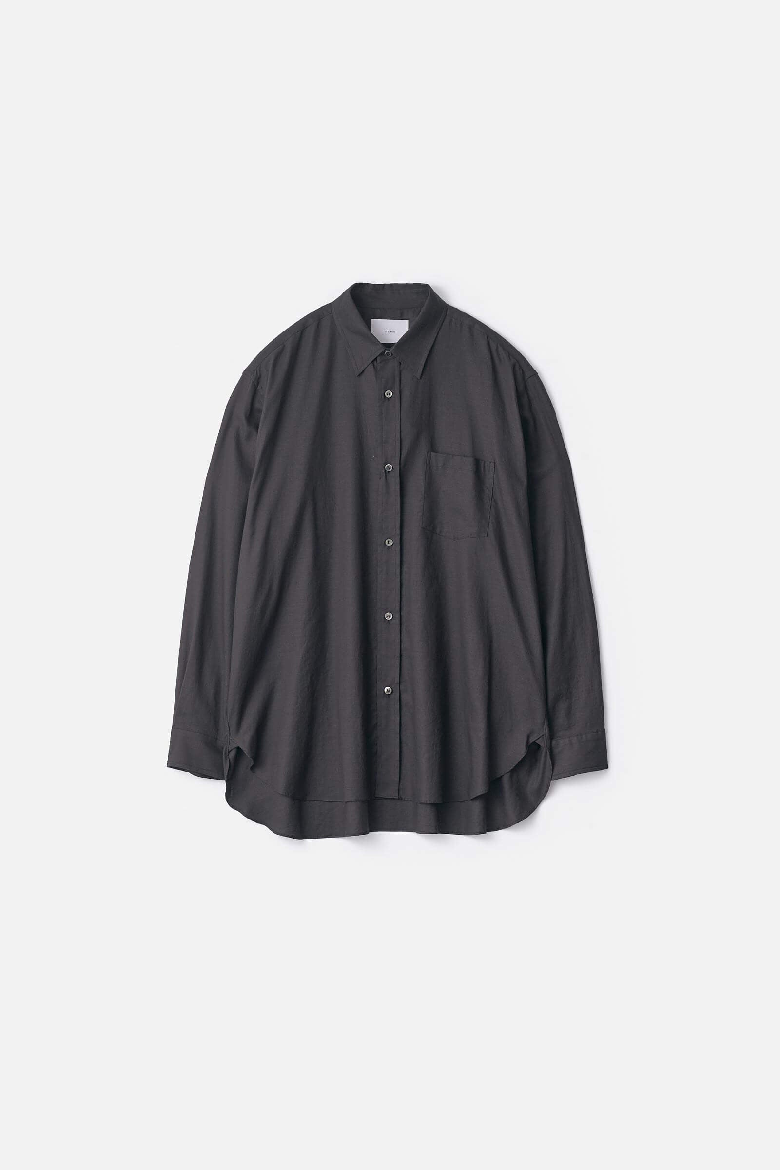 COTTON SILK OVERSIZED PLACKET SHIRT – ssstein