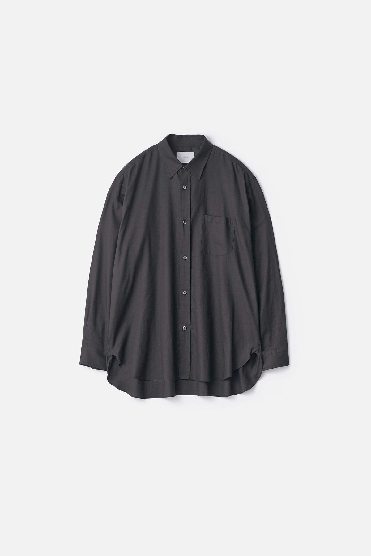 COTTON SILK OVERSIZED PLACKET SHIRT – ssstein