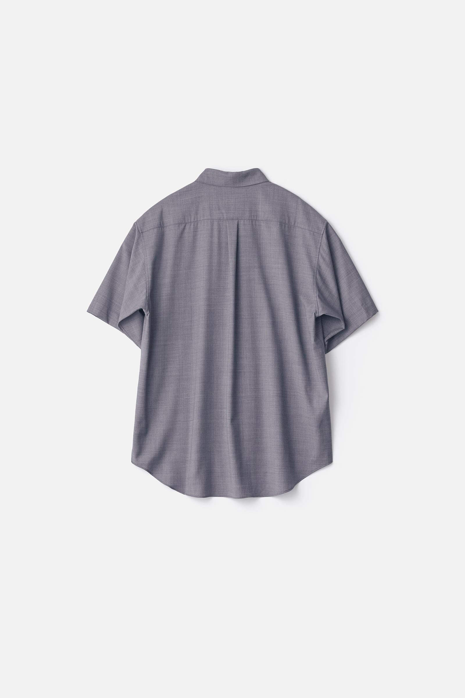 EXTRA FINE WOOL OVERSIZED SS SHIRT