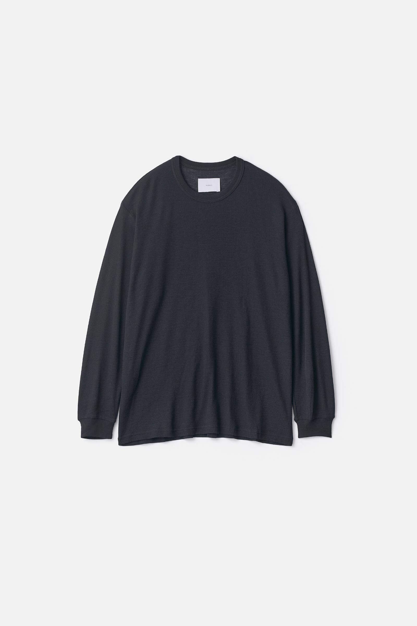 FINE WOOL OVERSIZED LONG SLEEVE TEE