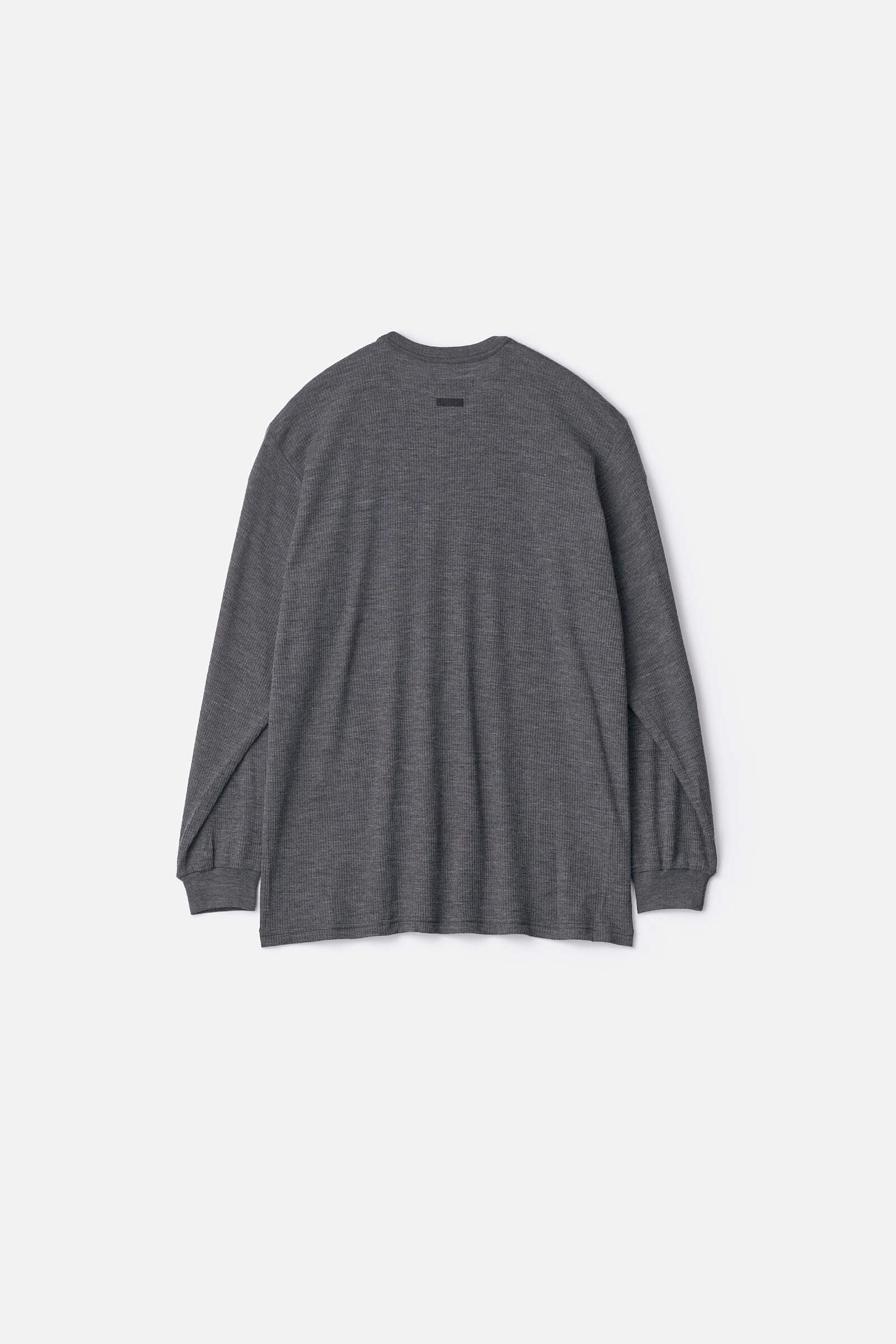 FINE WOOL OVERSIZED LONG SLEEVE TEE – ssstein