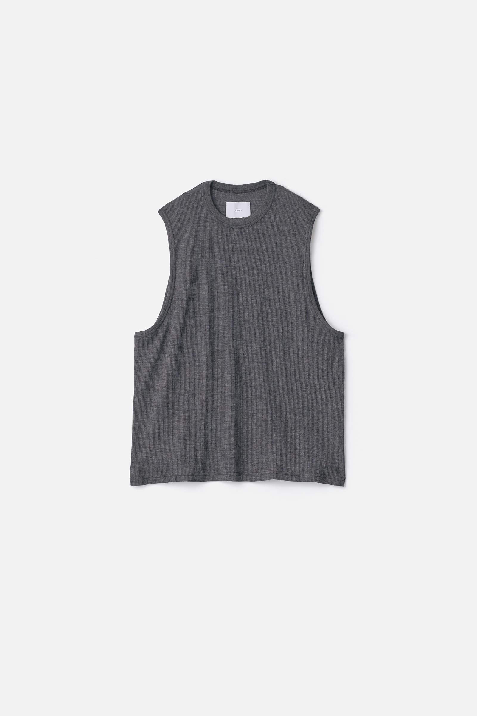 【stein】Fine Wool Oversized No Sleeve Tee FINE WOOL OVERSIZED NO SLEEVE TEE – ssstein