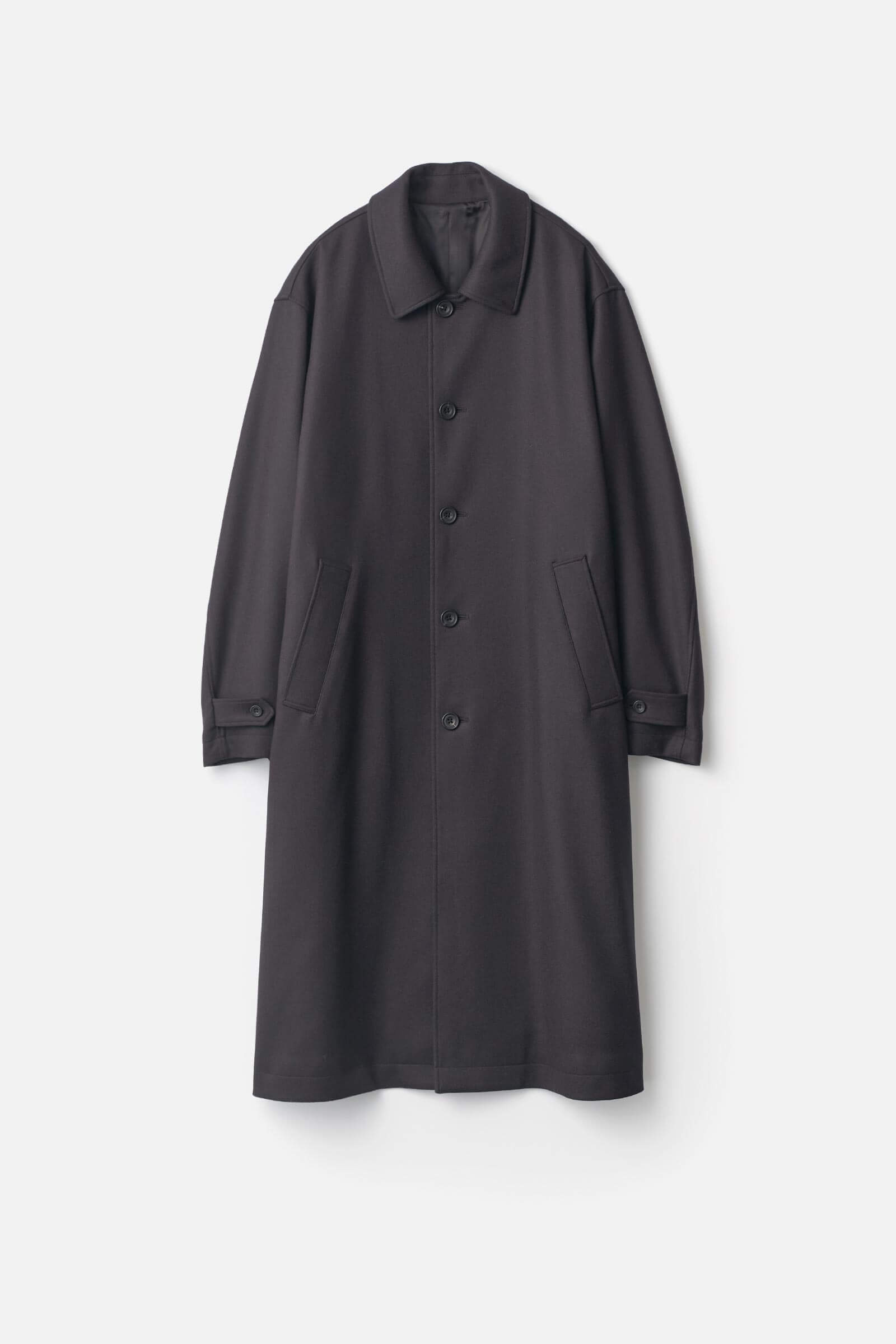 WOOL MELTON OVERSIZED INVESTIGATED COAT
