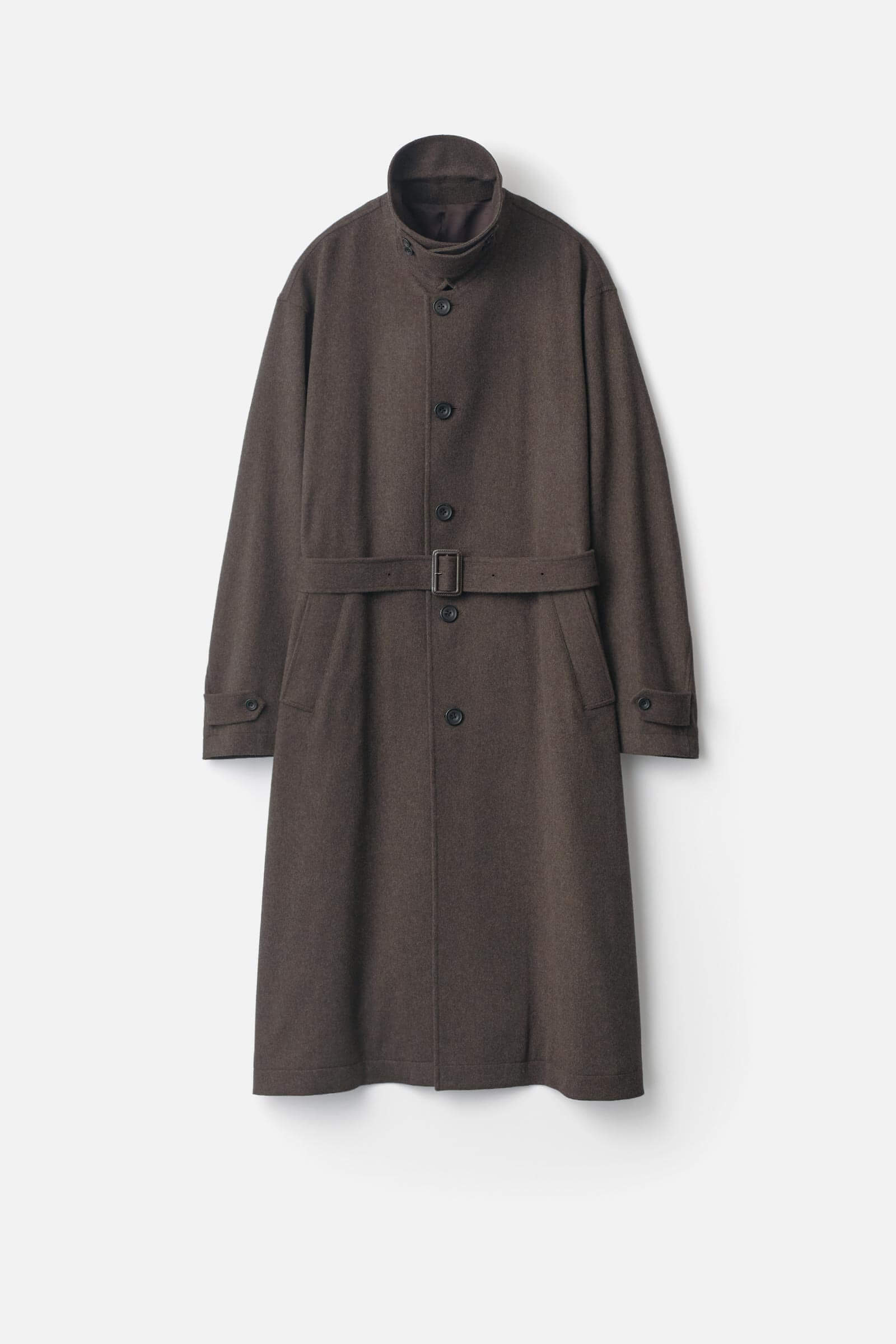WOOL DOESKIN OVERSIZED INVESTIGATED COAT – ssstein