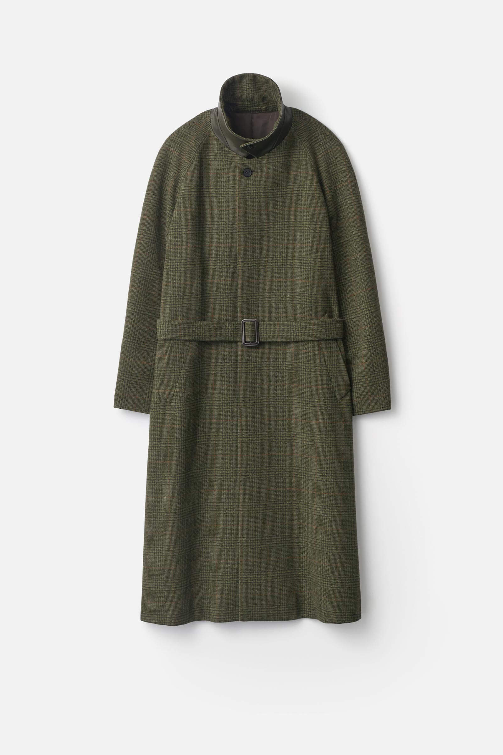 BRITISH TWEED RAGLAN SLEEVE BALMACAAN COAT – ssstein