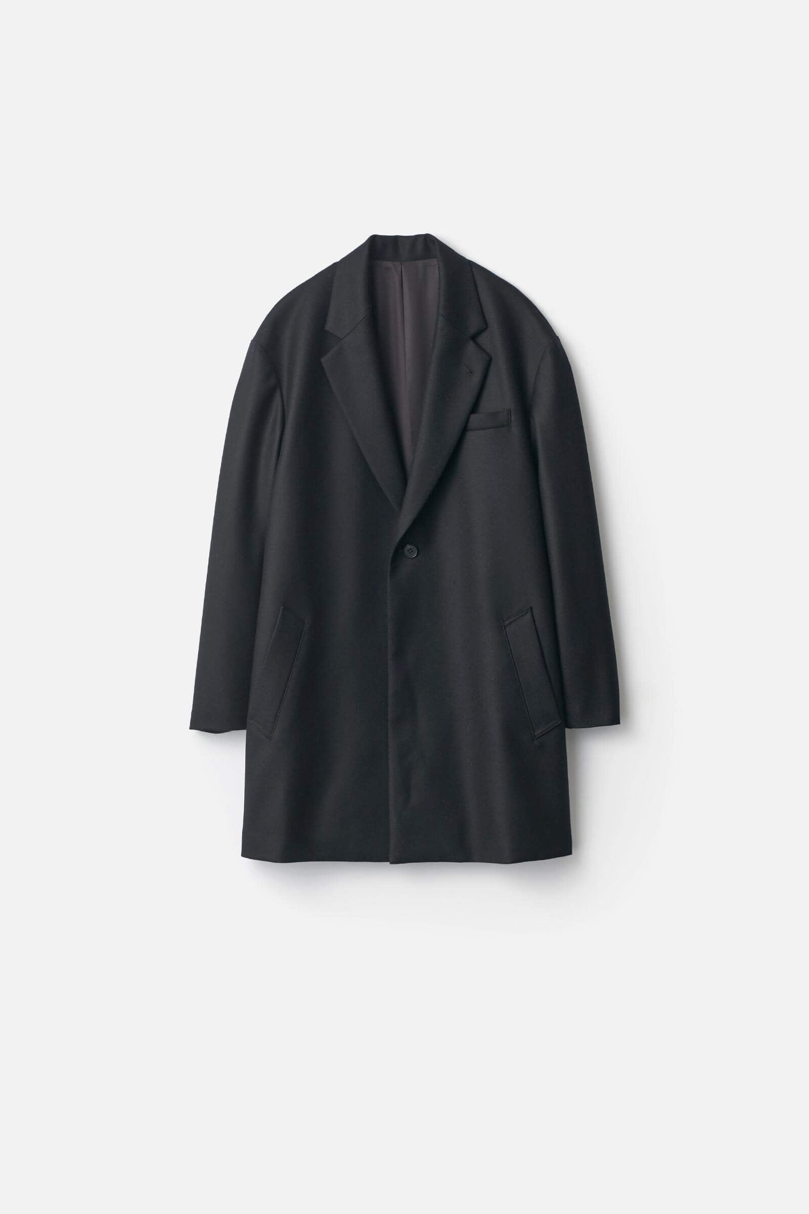 COMPRESSED FLANNEL HALF COAT
