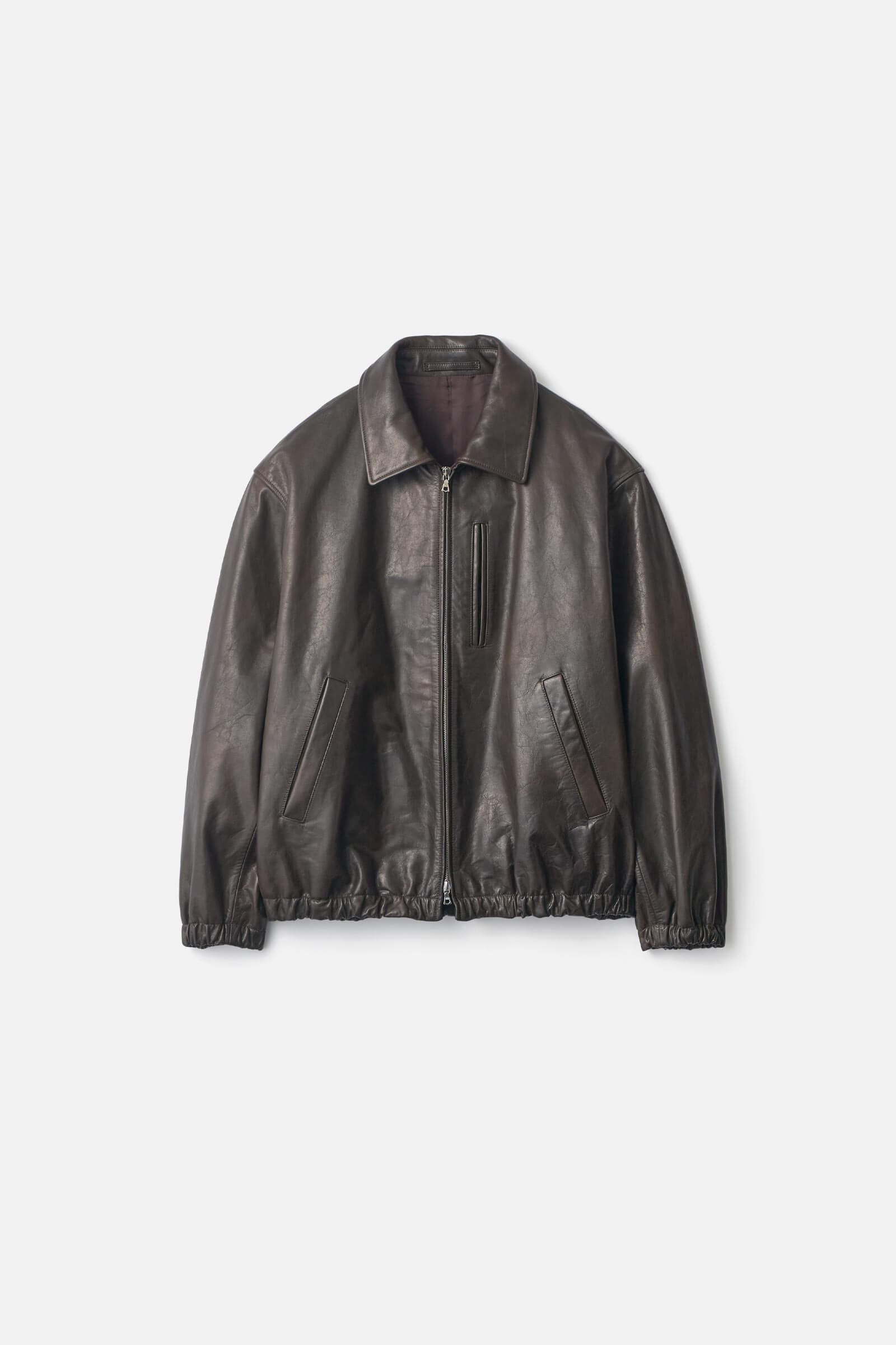 CALF ZIP SHORT JACKET