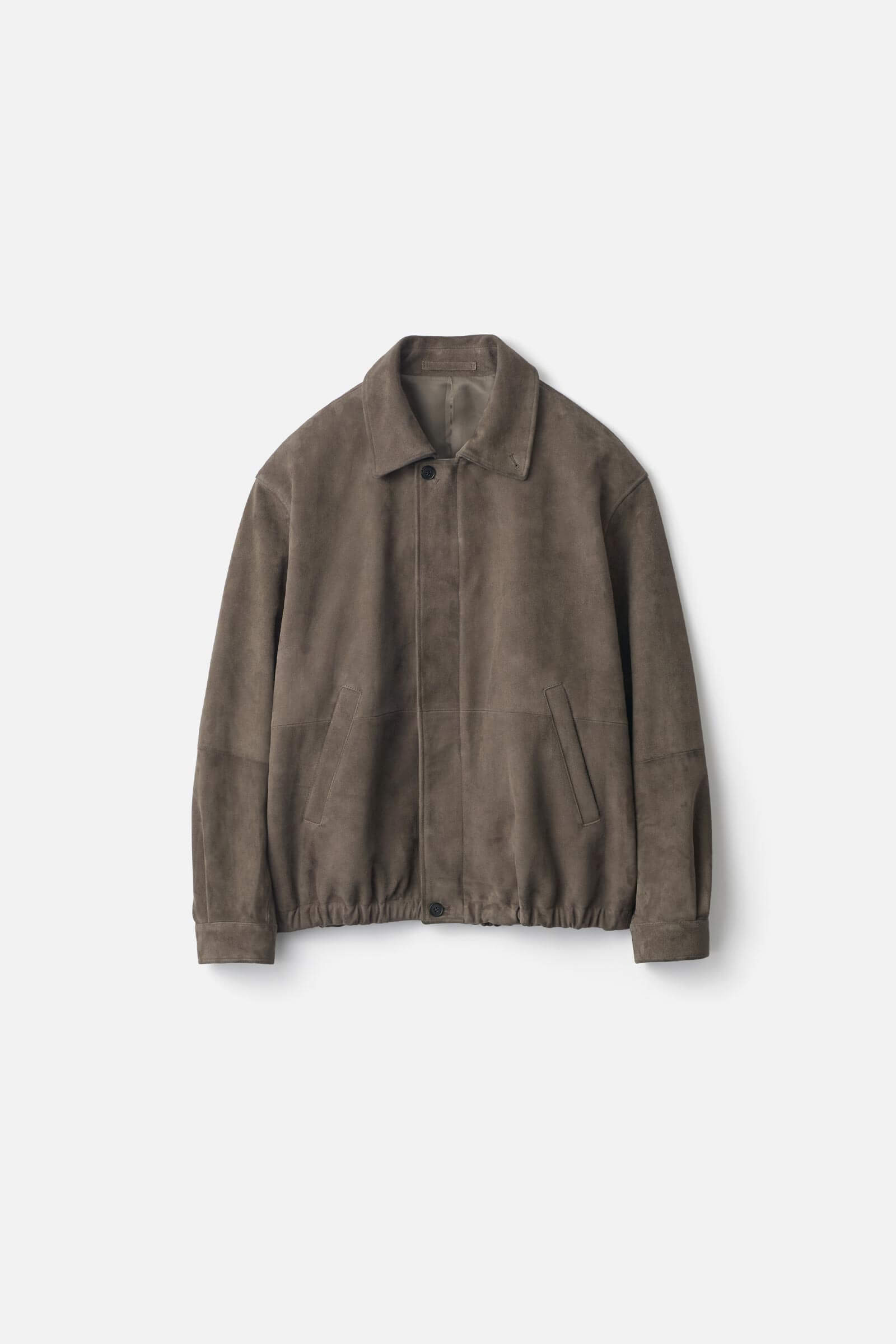 GOAT SUEDE ZIP JACKET