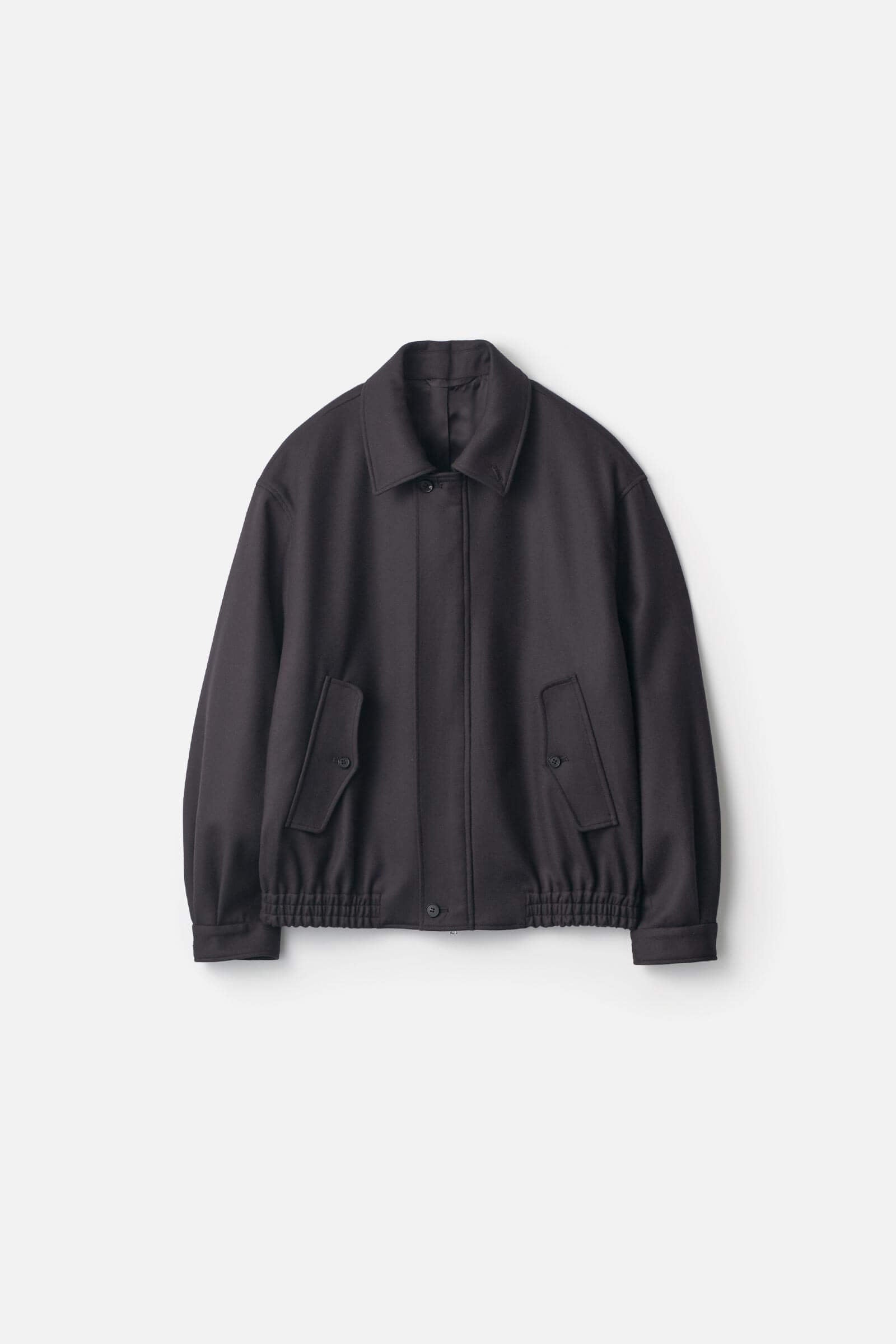 WOOL MELTON HARRINGTON JACKET