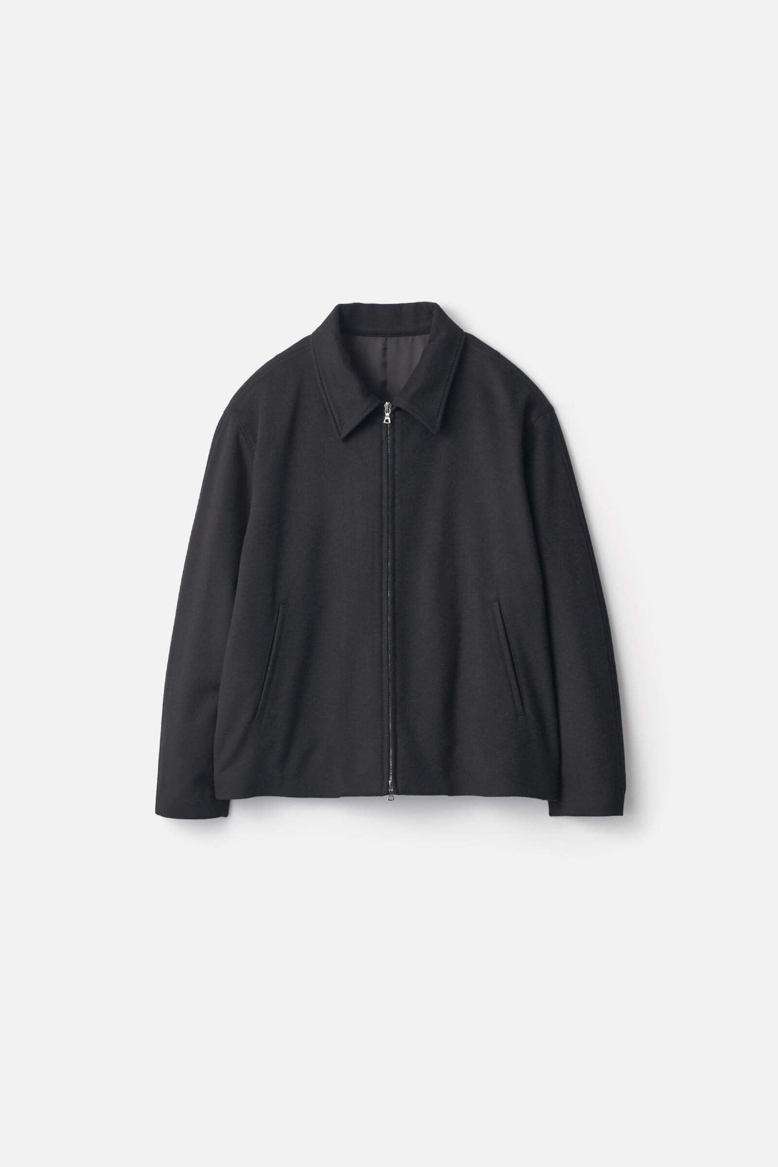WOOL CASHMERE ZIP SHORT JACKET – ssstein