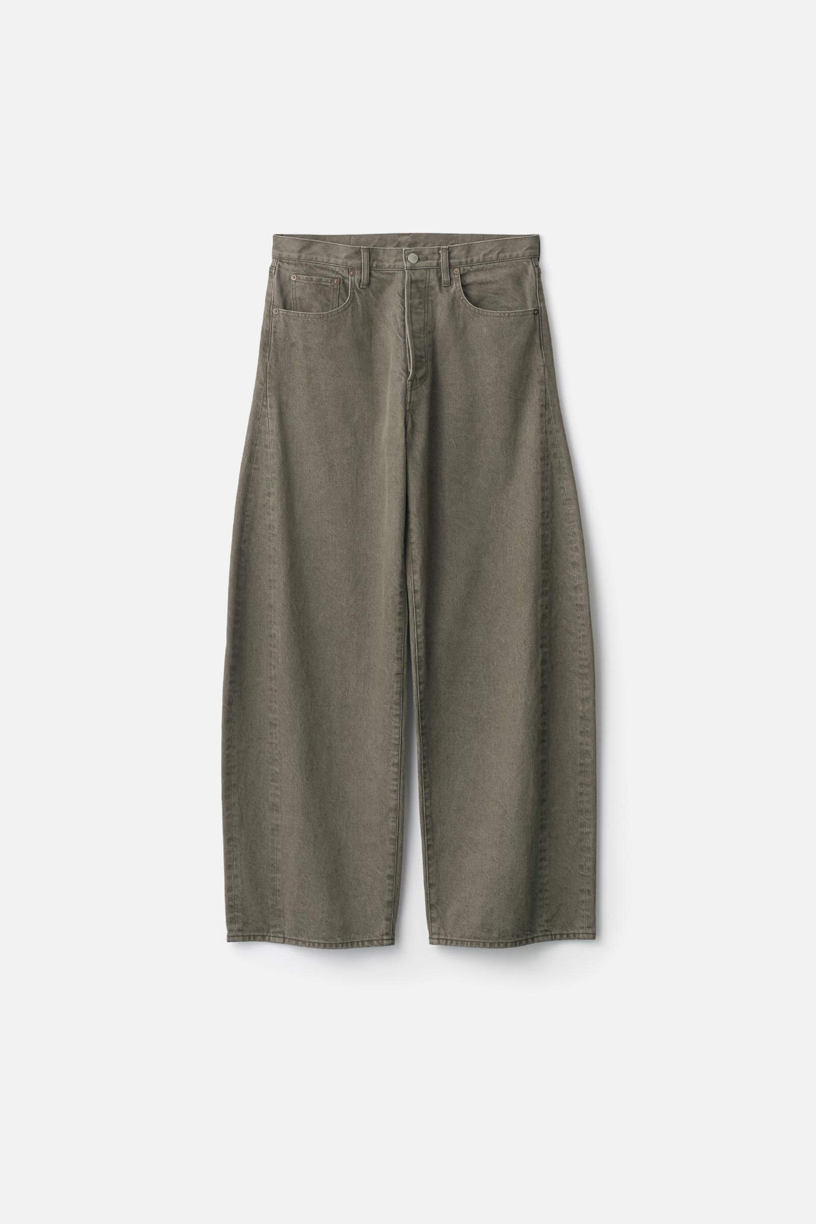 DEFORMATION WIDE COLOR DENIM PANTS
