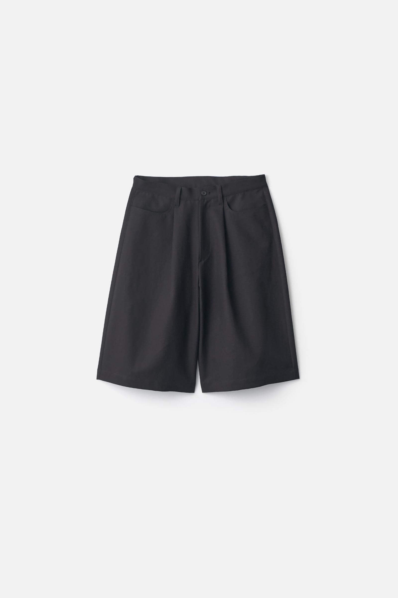 DOUBLE WEAVE COTTON SHORTS