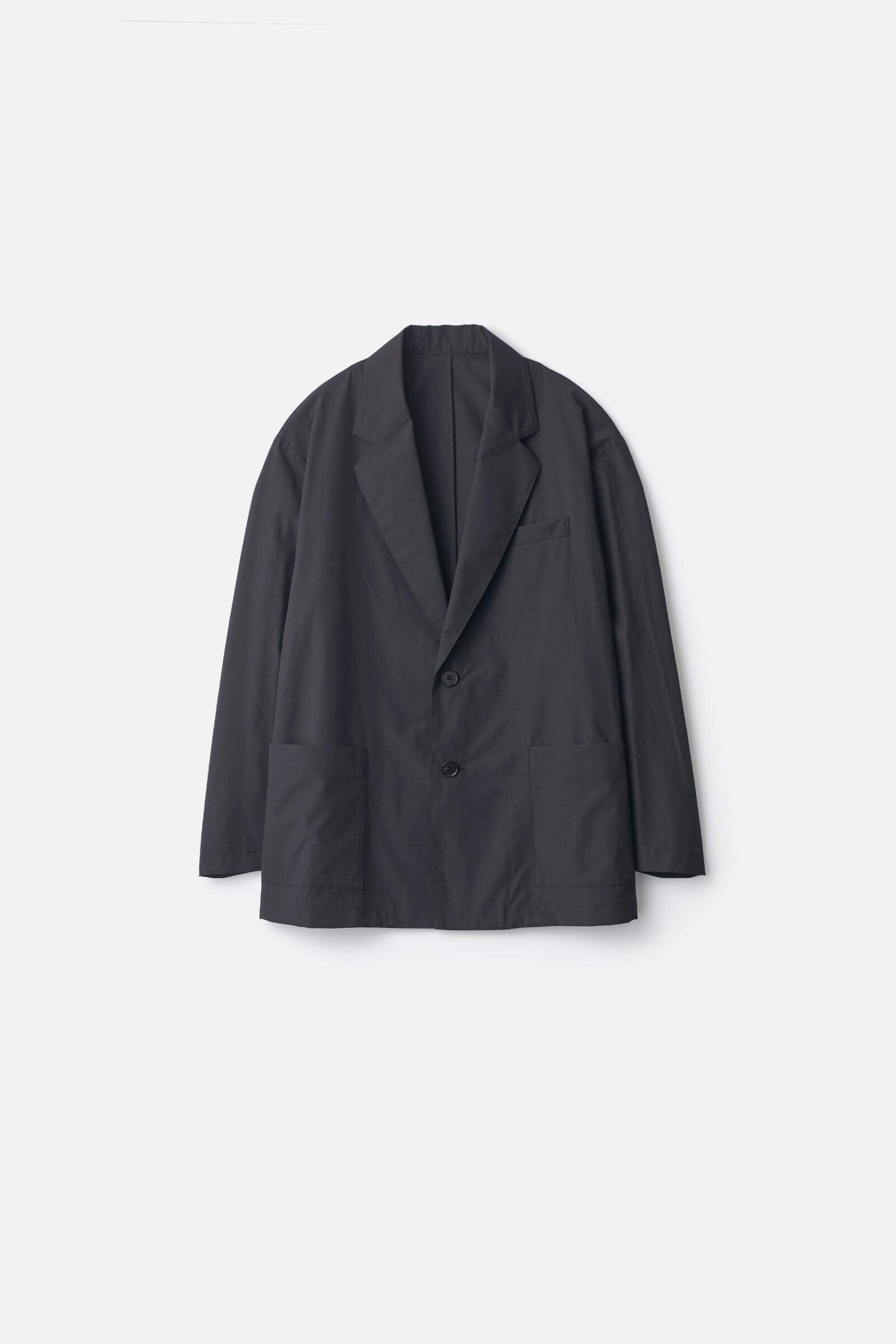 COTTON NYLON EASY SINGLE BREASTED JACKET