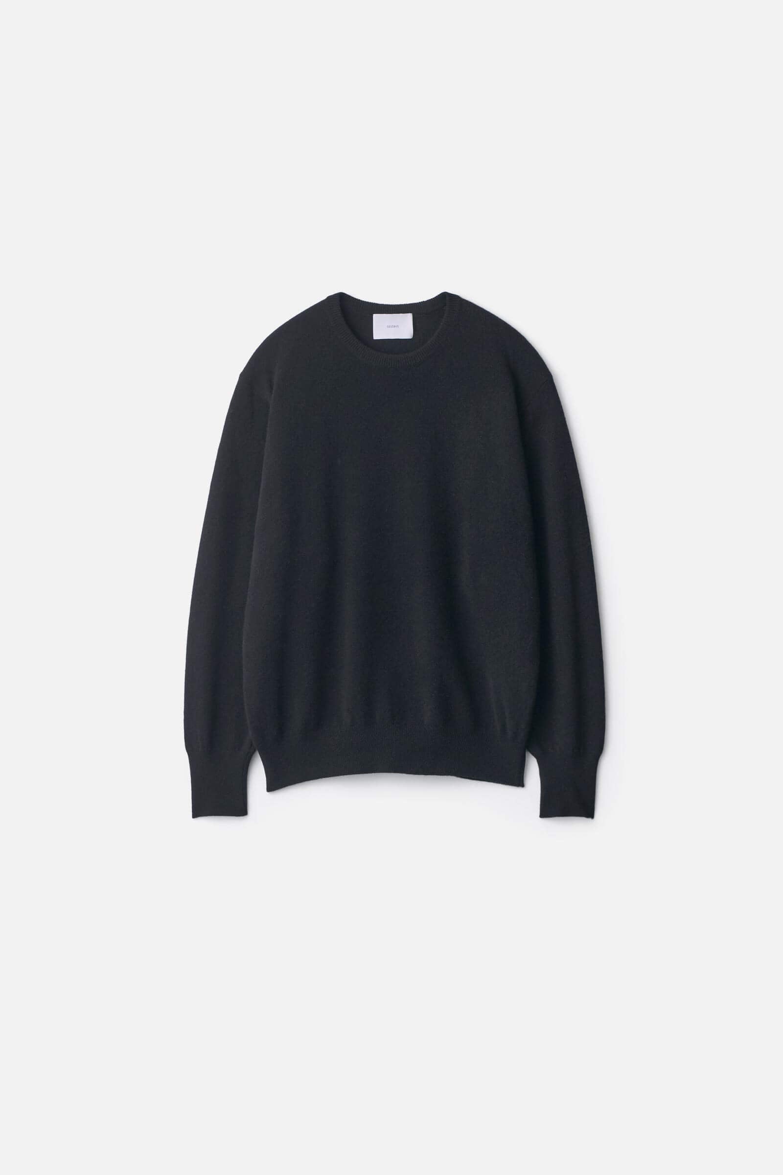 EXTRA FINE WOOL KNIT CREW NECK LS