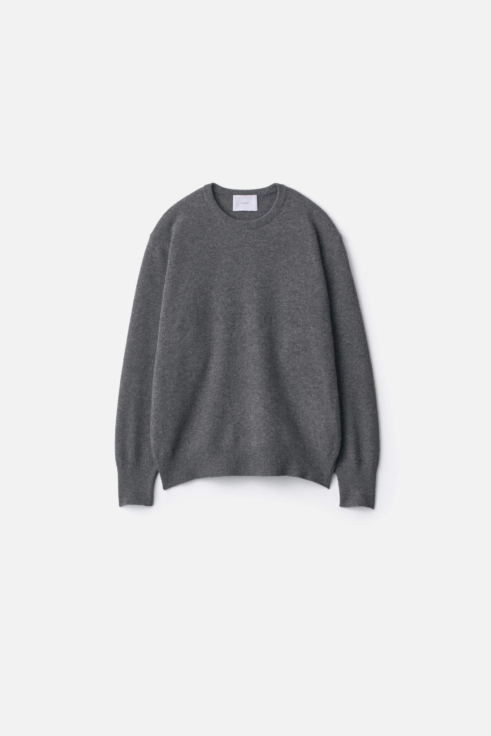 EXTRA FINE WOOL KNIT CREW NECK LS