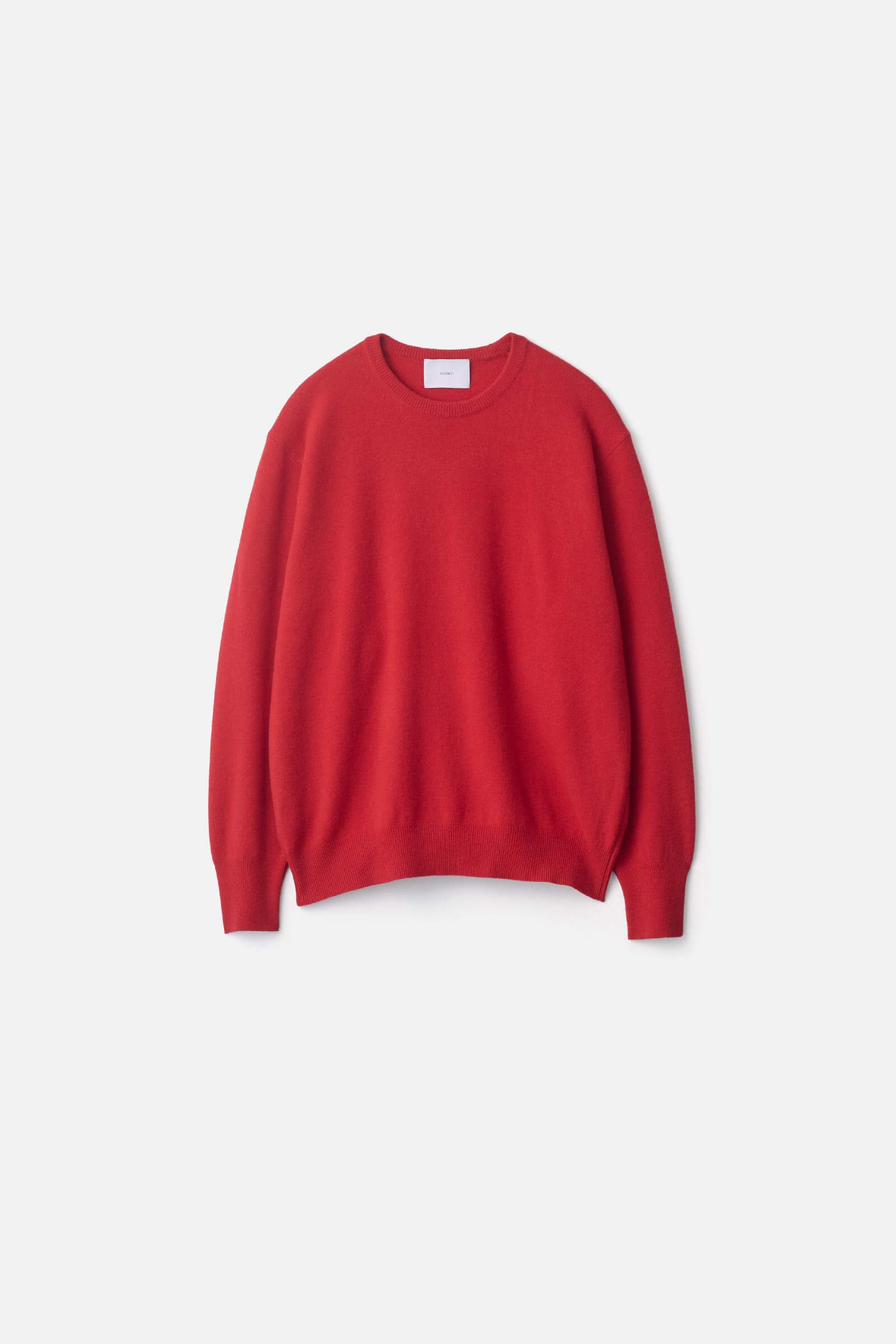 EXTRA FINE WOOL KNIT CREW NECK LS