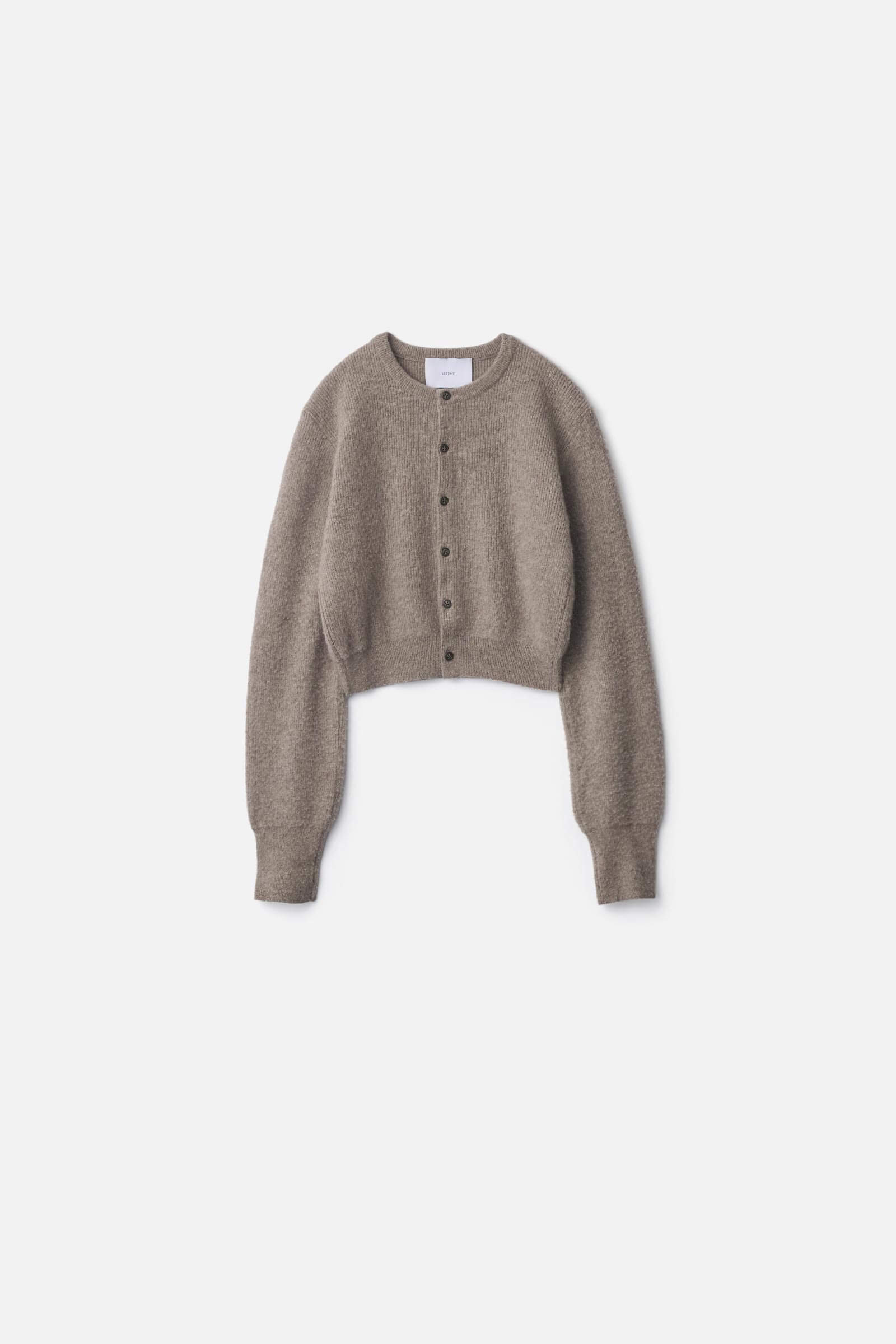 SUPER FINE WOOL MILLED KNIT MINI CARDIGAN