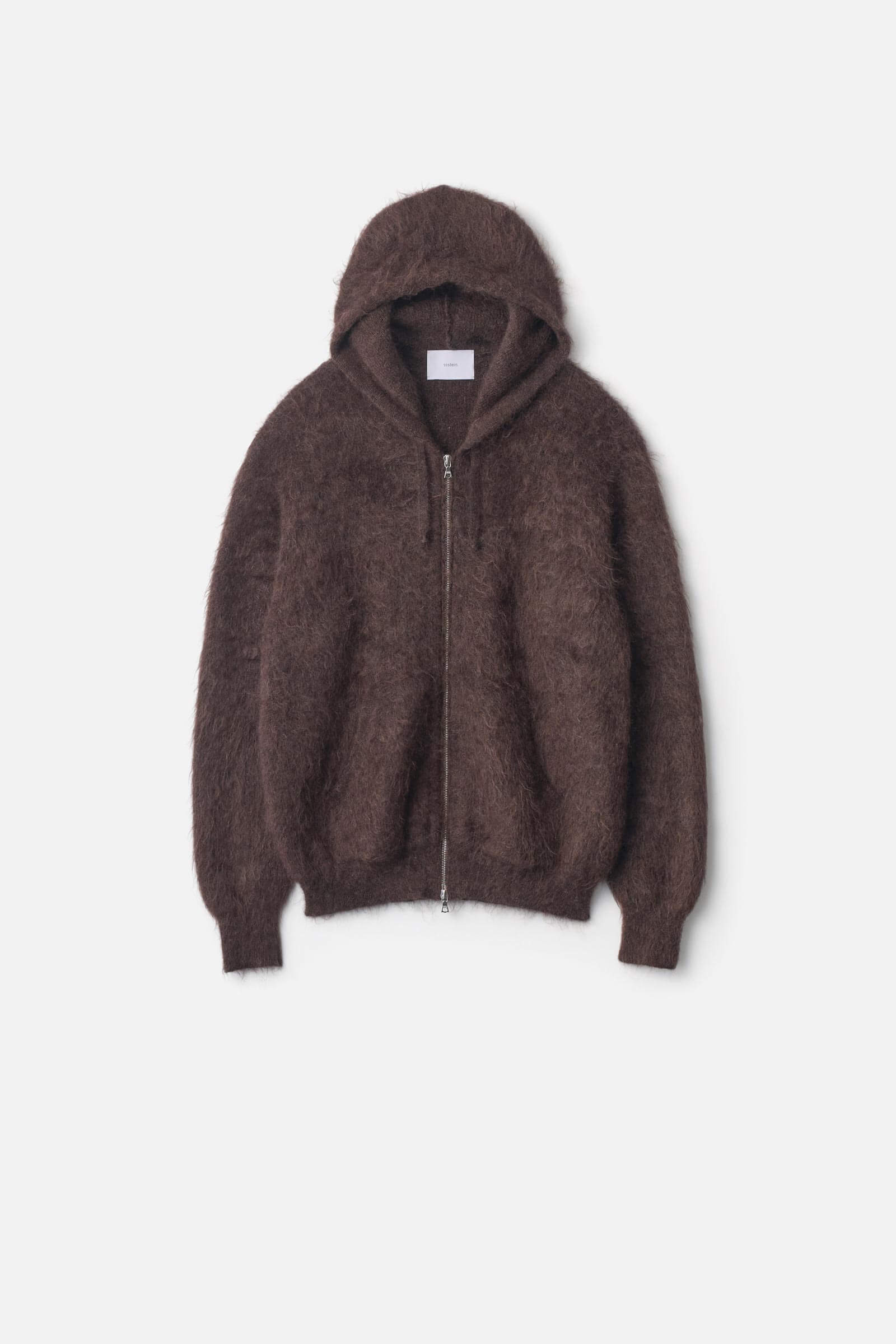 KID MOHAIR KNIT ZIP HOODY