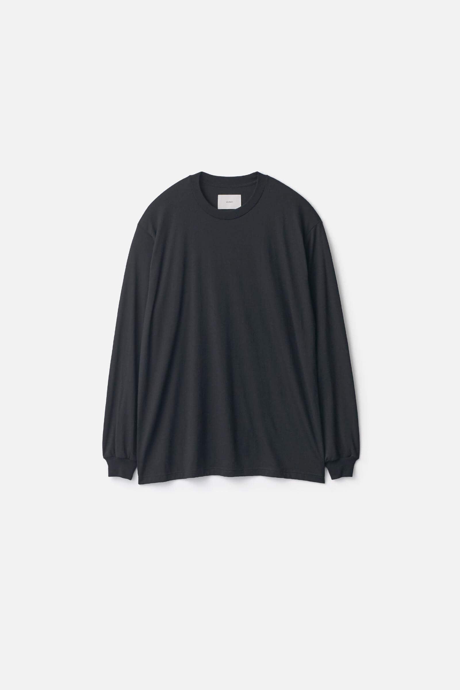 FINE WOOL OVERSIZED LONG SLEEVE TEE
