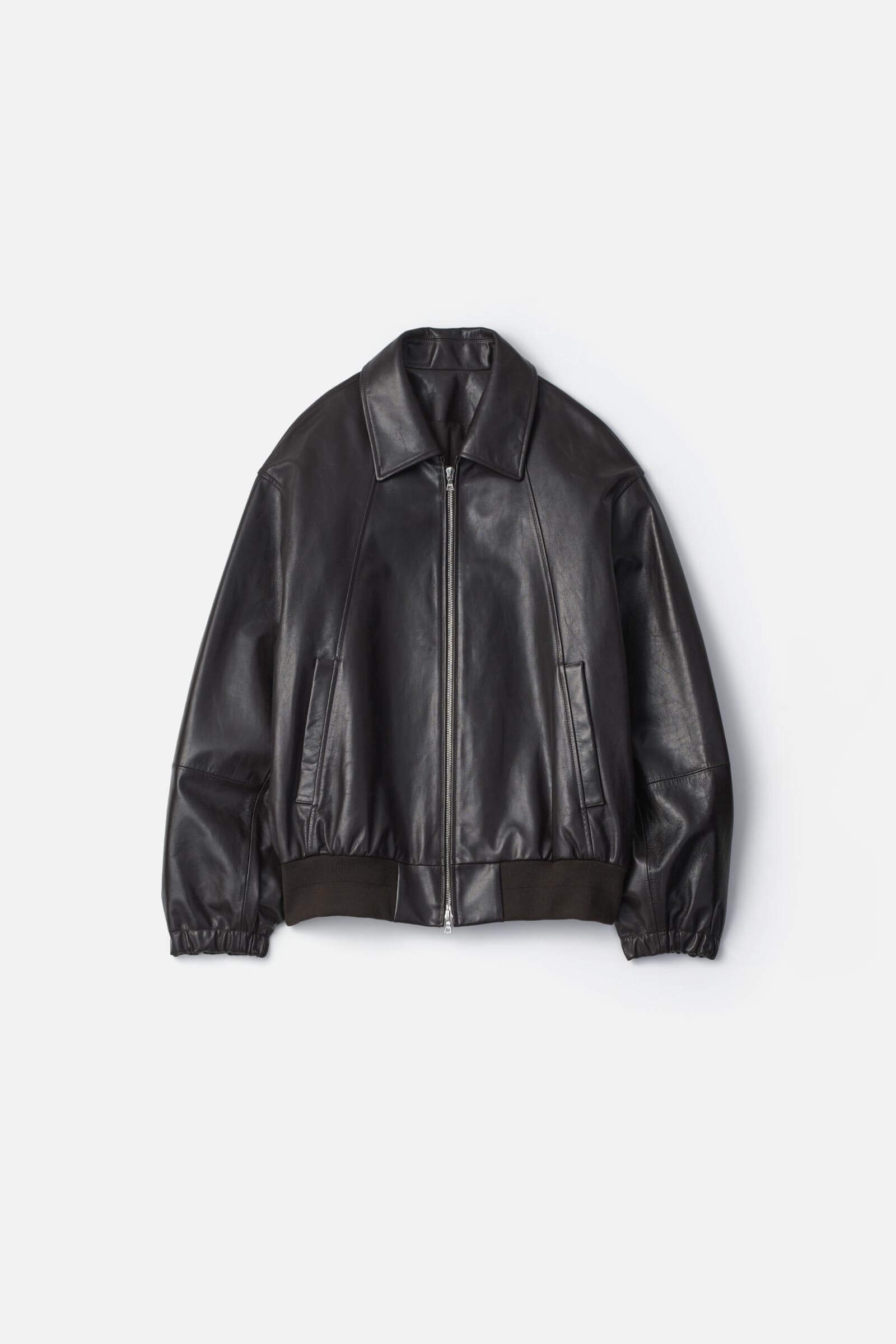 ssstein LEATHER ZIP SHORT JACKET 24aw S