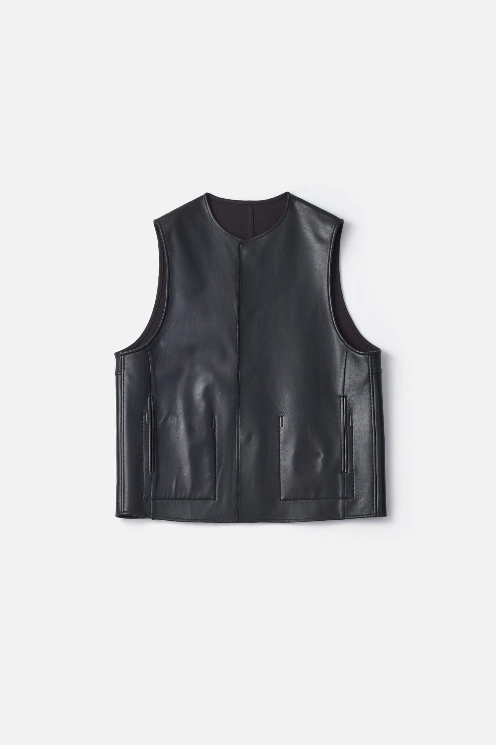 BONDED LEATHER VEST