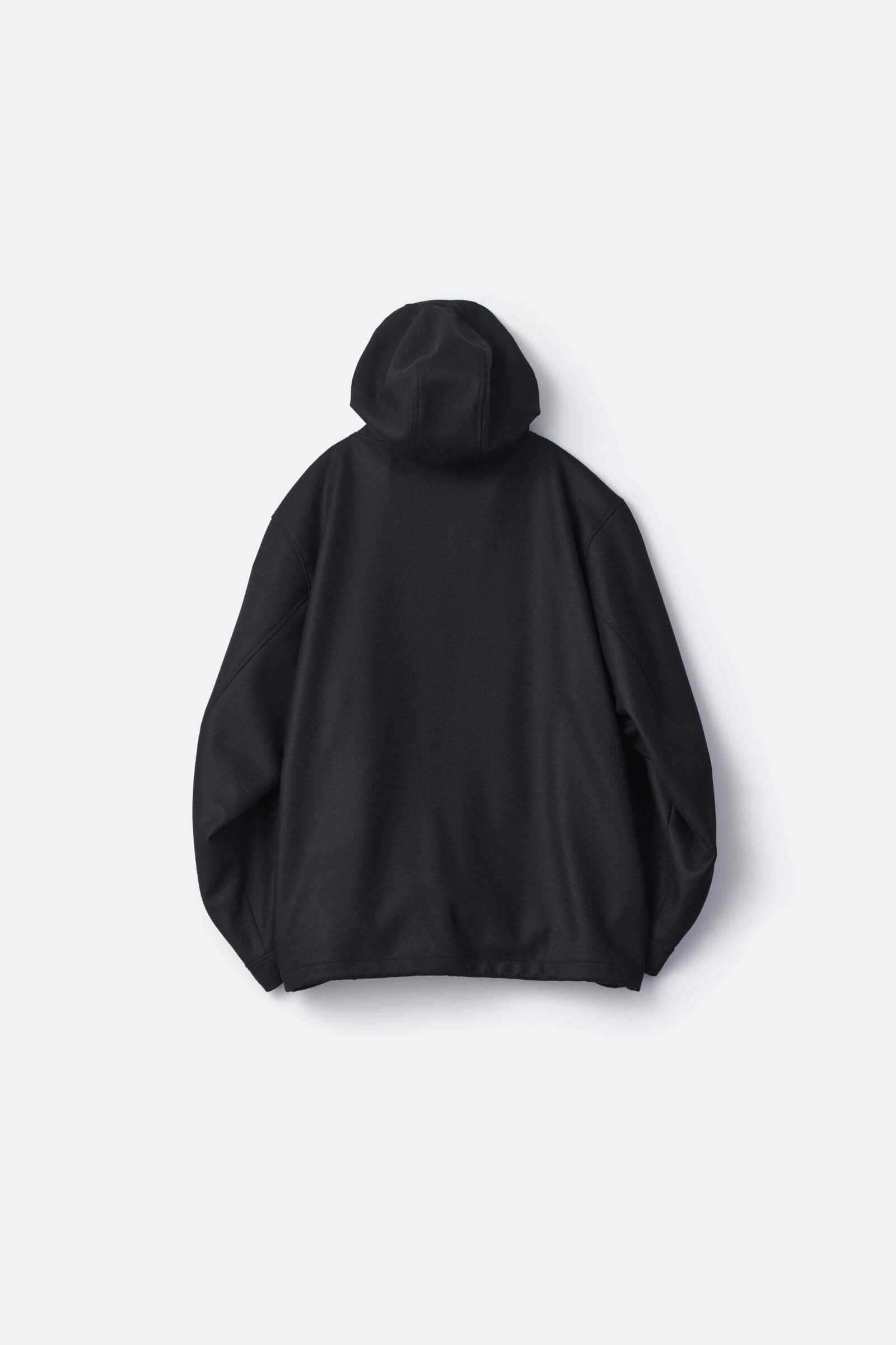 MELTON HOODED BLOUSON