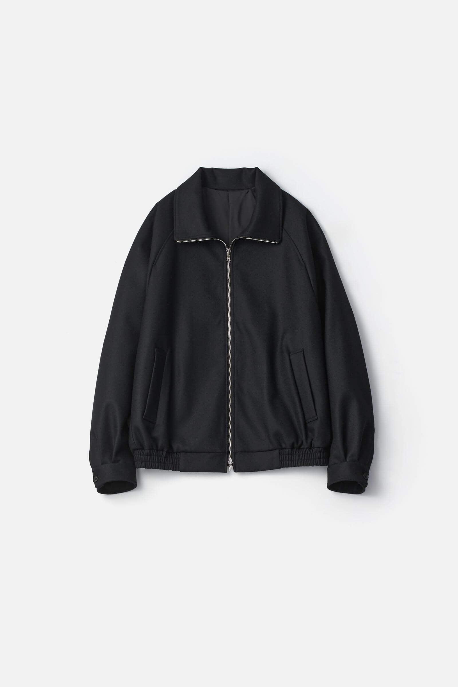 MELTON ZIP UP BLOUSON