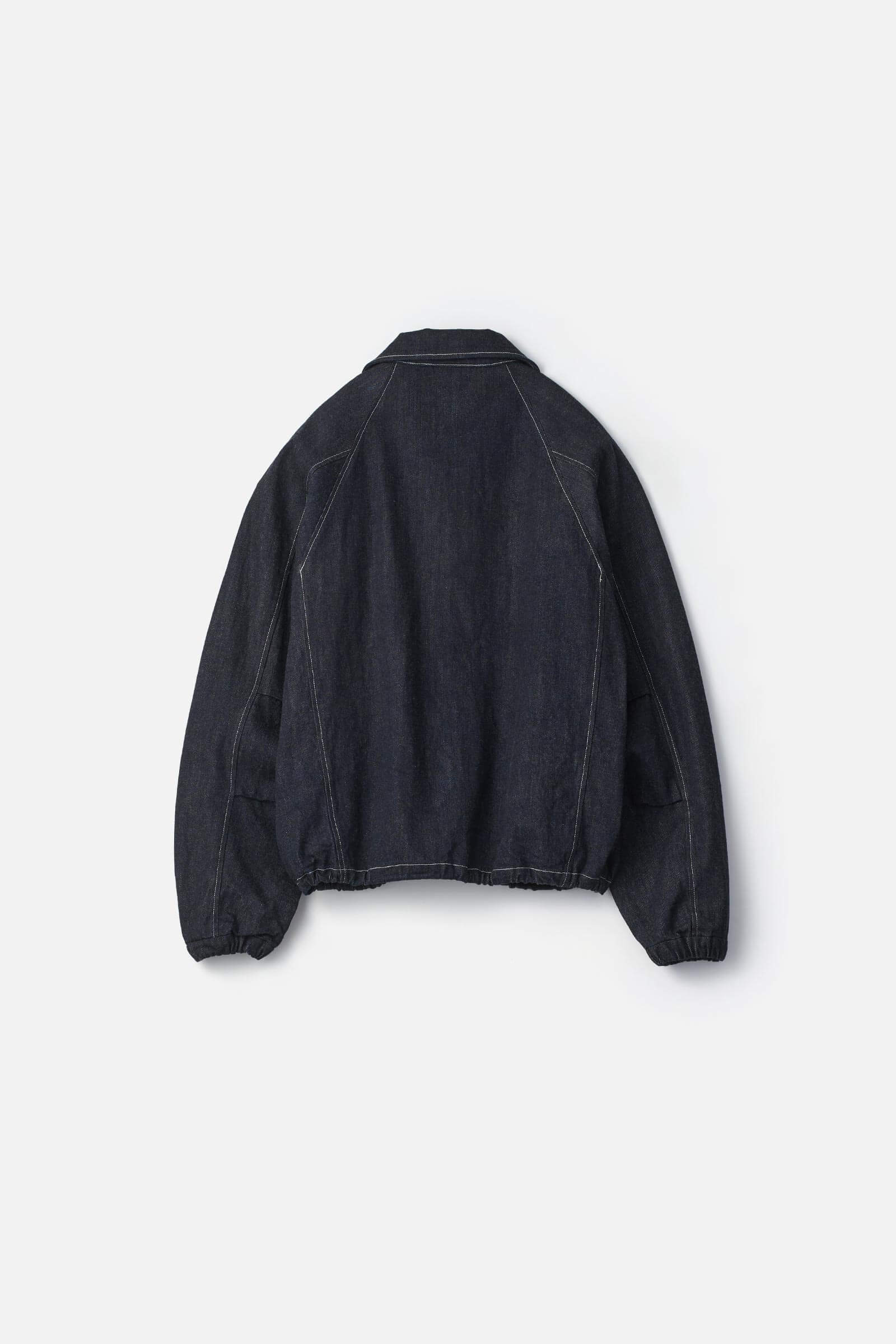 OVERSIZED ECO DENIM ZIP JACKET