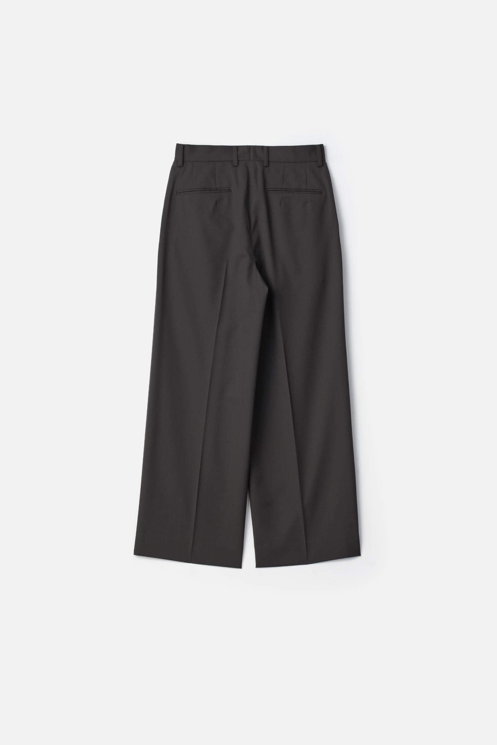 ssstein LONG WIDE TROUSERS black