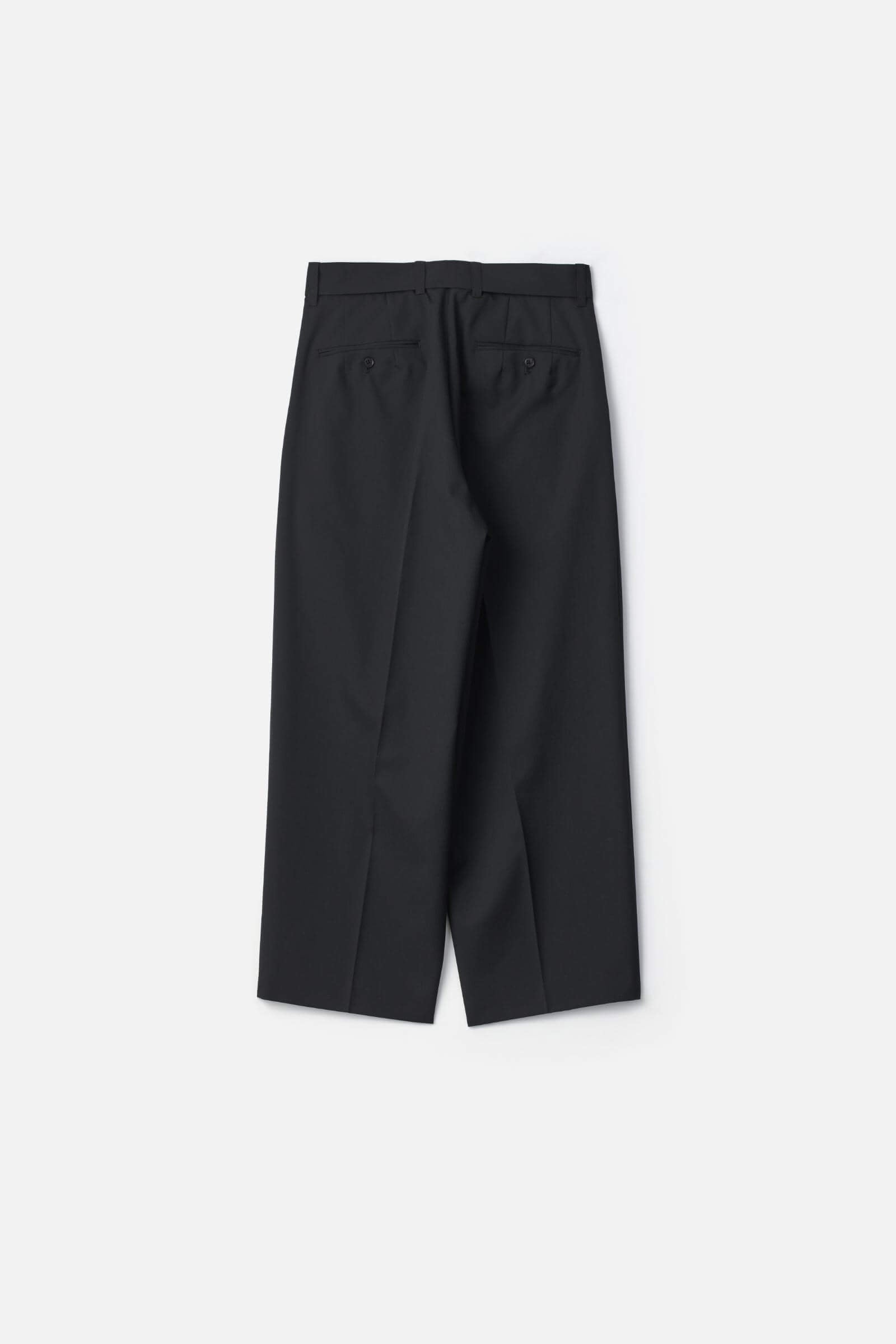 BELTED WIDE STRAIGHT TROUSER – ssstein