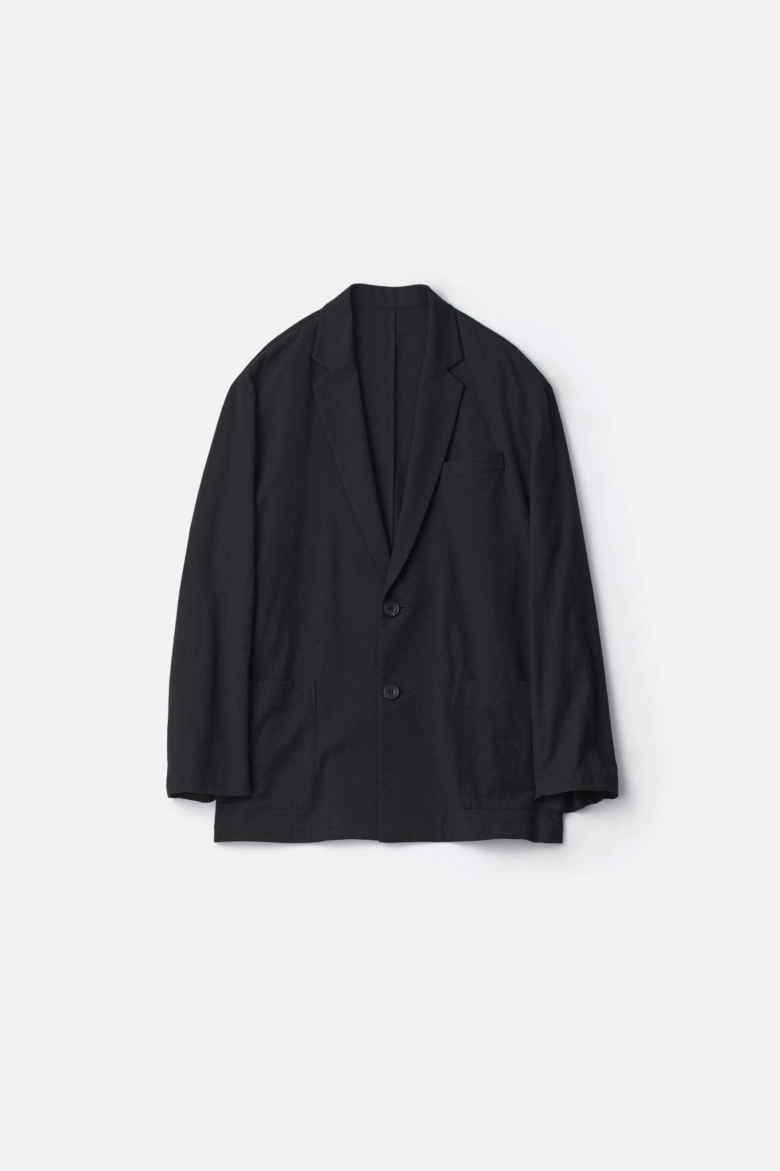 SILK NEP CLOTH SINGLE BREASTED JACKET