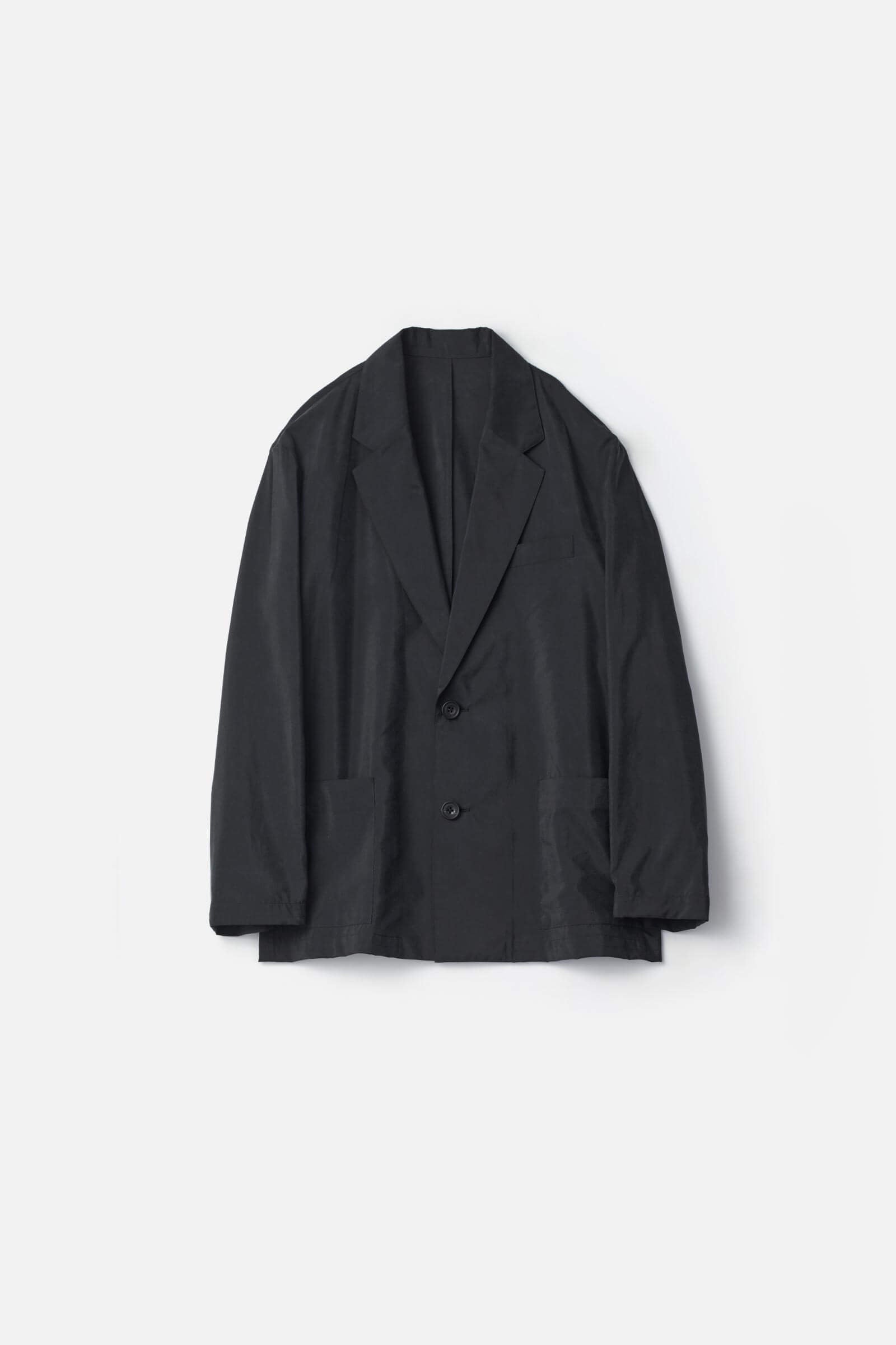 SILK NYLON SINGLE BREASTED JACKET