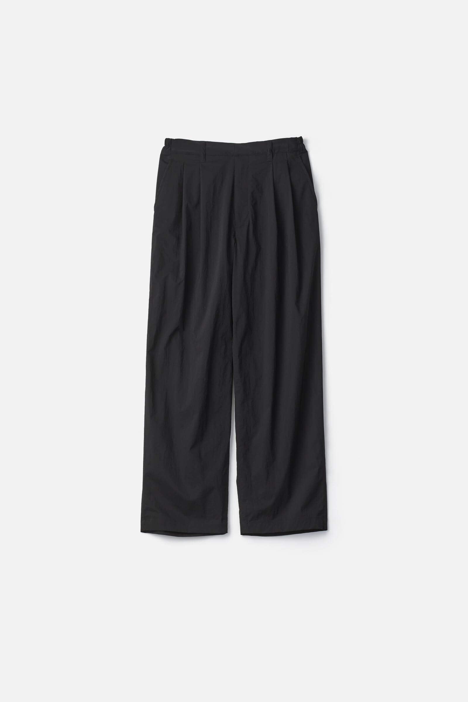 SUMARI NYLON WIDE TAPERED 立たせ EASY PANTSLOGO