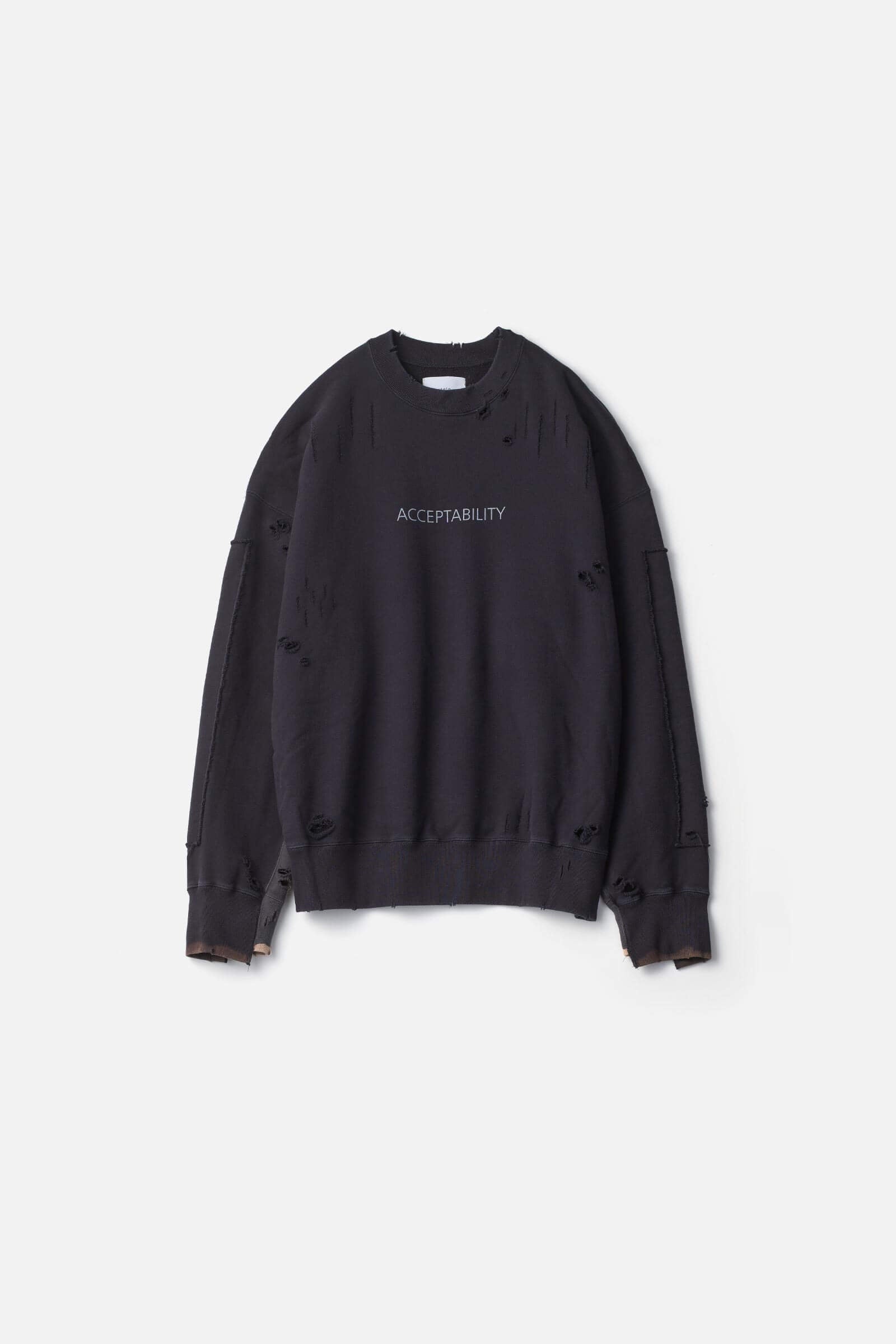 OVERSIZED REBUILD SWEAT LS