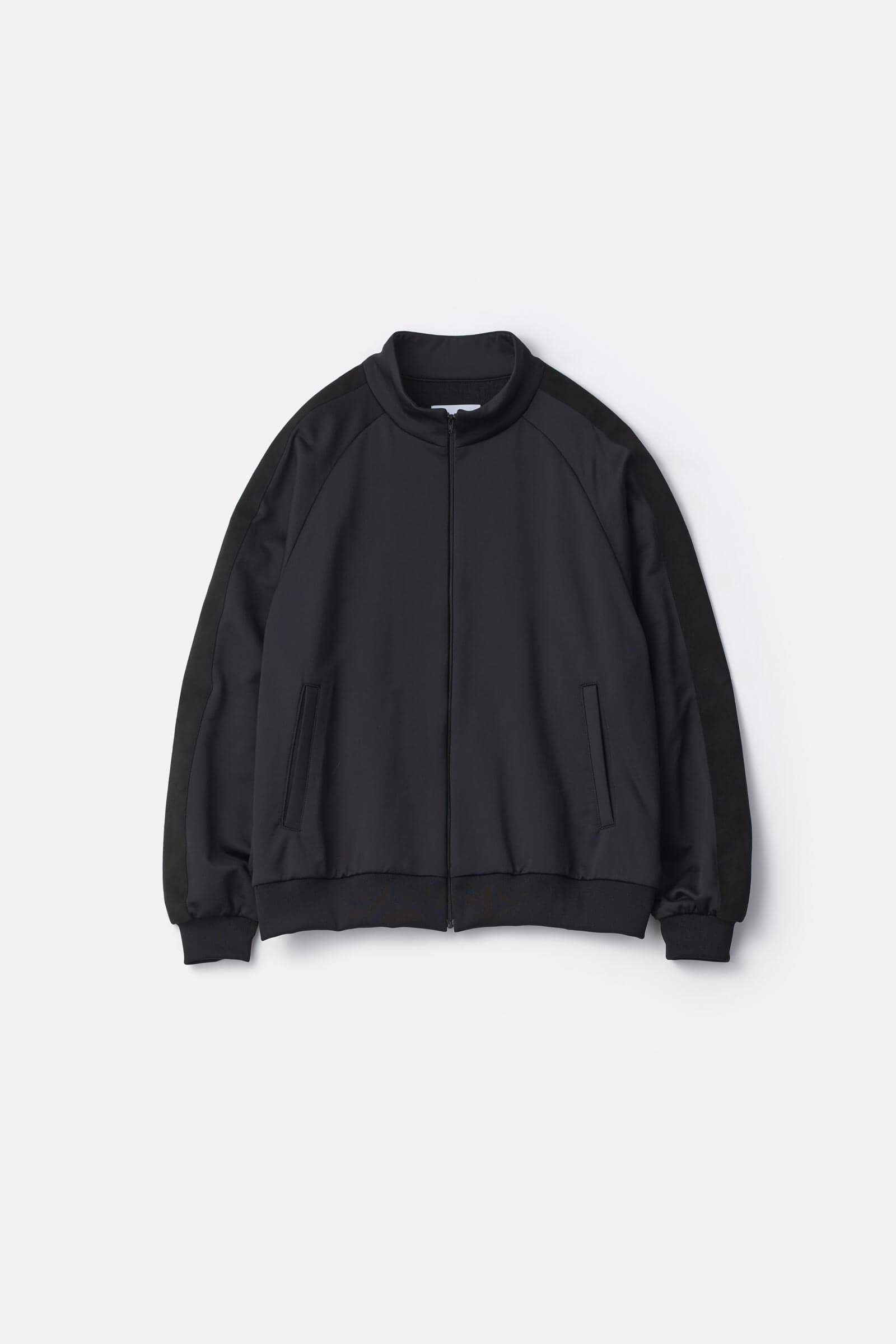 NYLON JERSEY TRACK JACKET