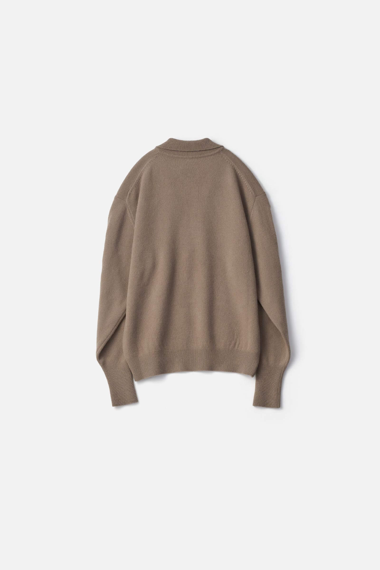 EXTRA FINE WOOL KNIT SKIPPER LS