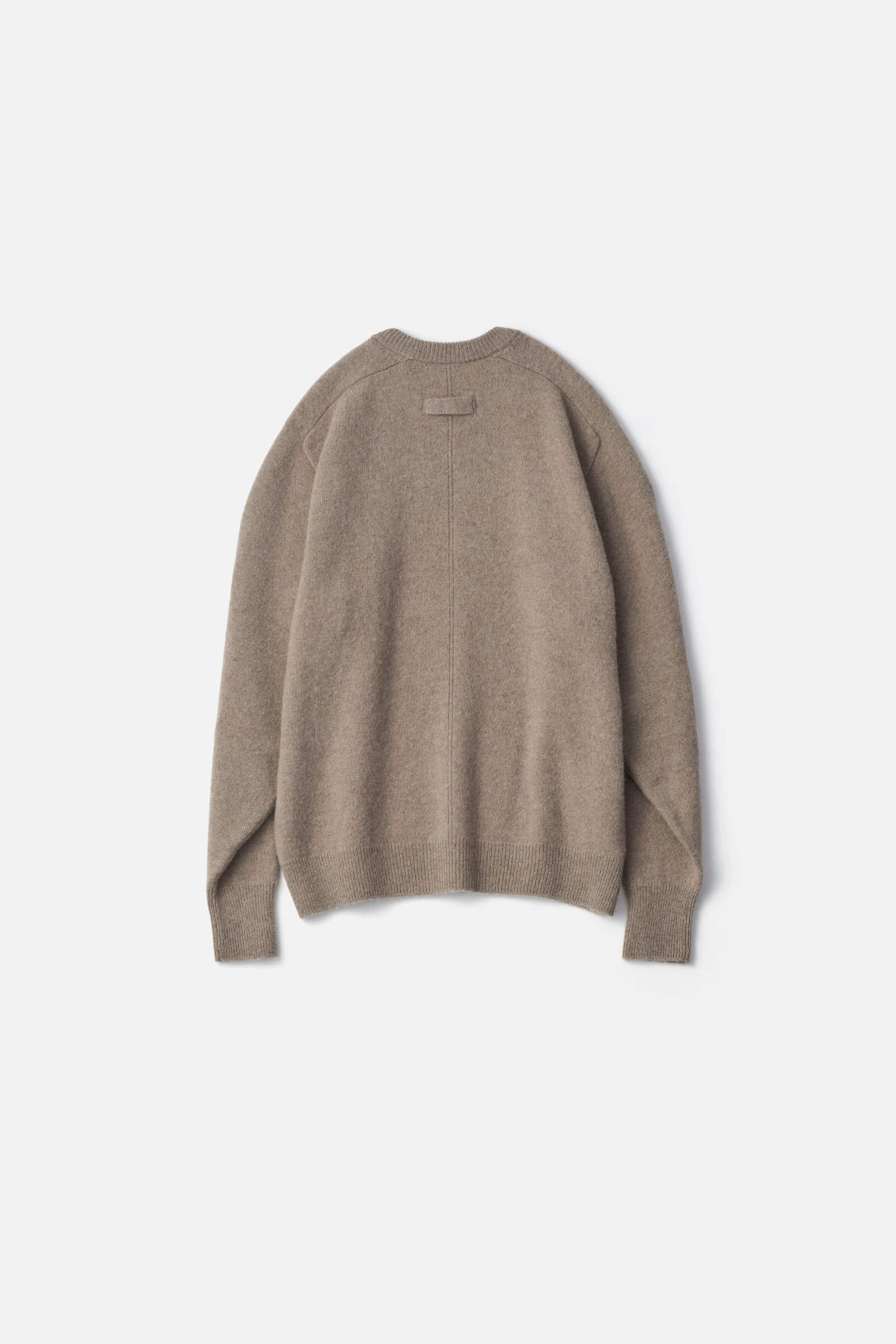 FINE ALPACA KNIT CREW NECK LS